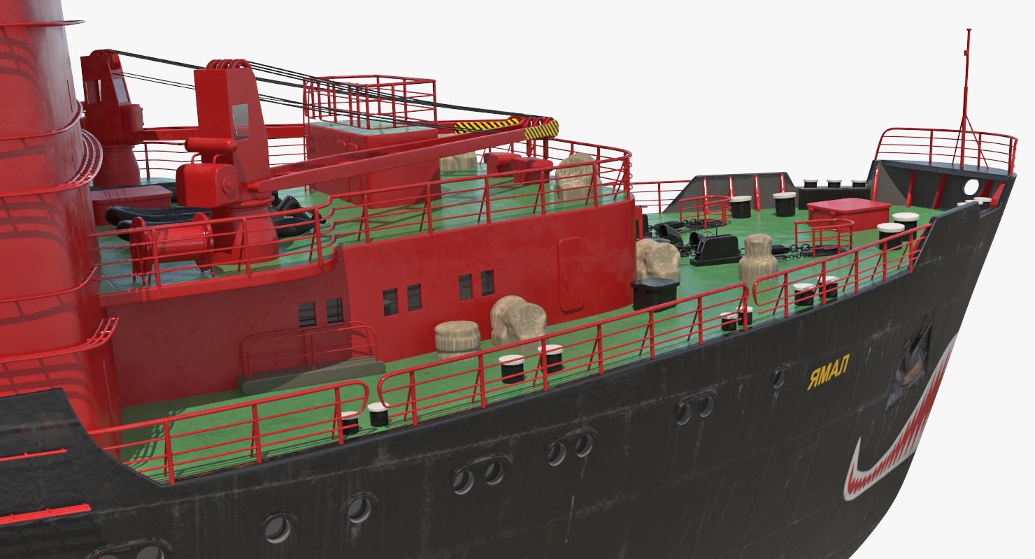 Nuclear Powered Icebreaker Yamal 3D