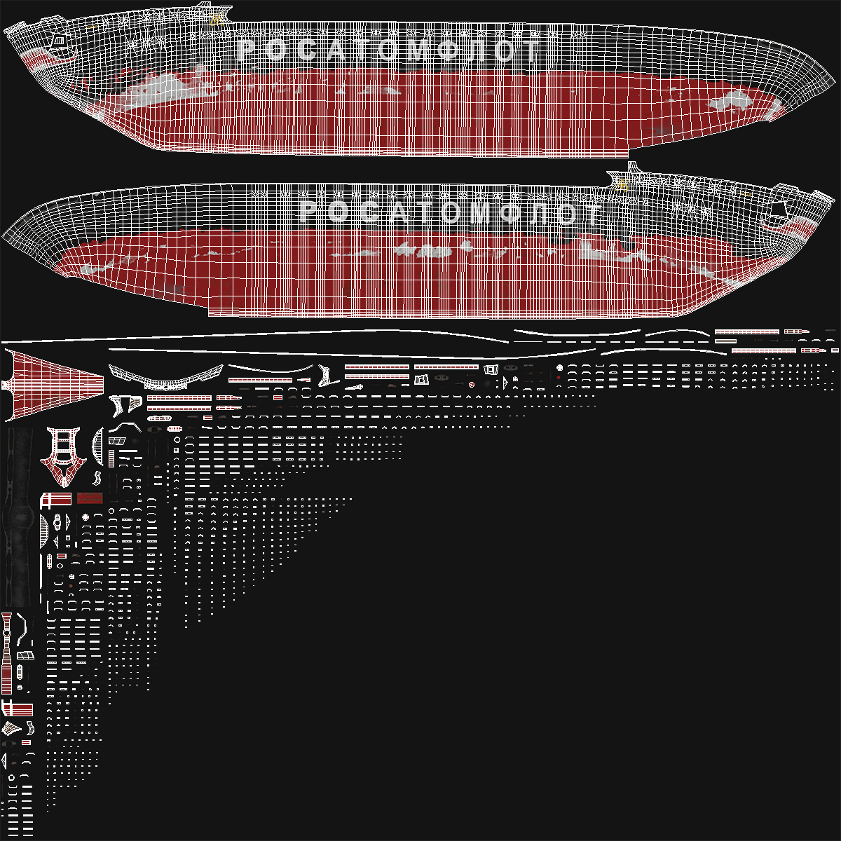 Nuclear Powered Icebreaker Yamal 3D