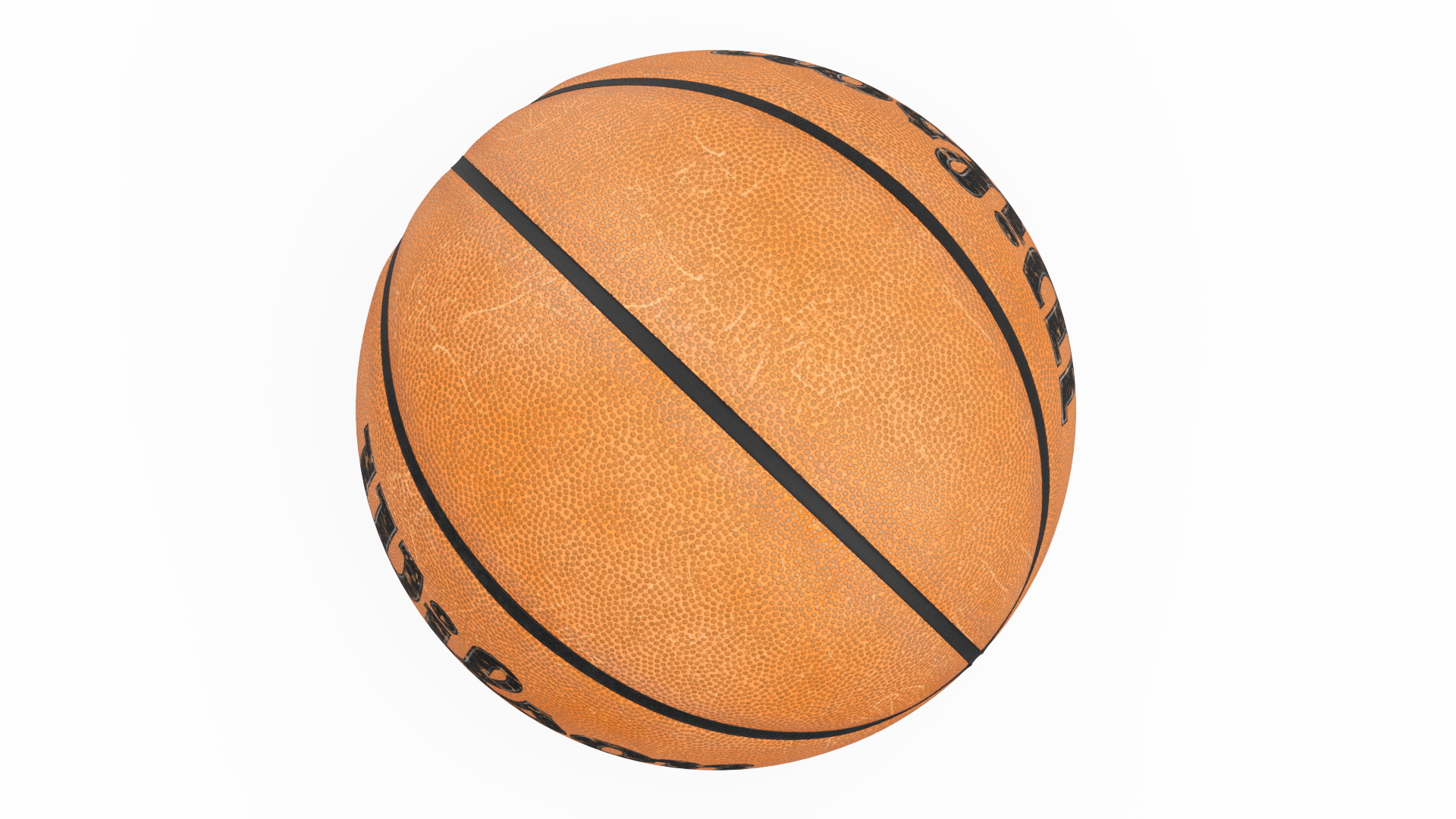 3D Used Official NBA Game Basketball model