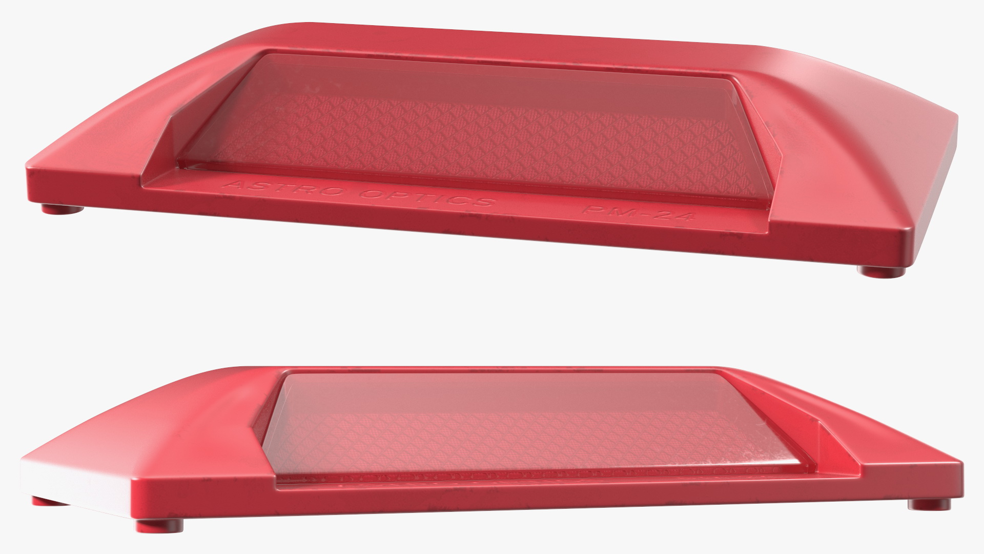 3D model Reflective Road Driveway Marker Red