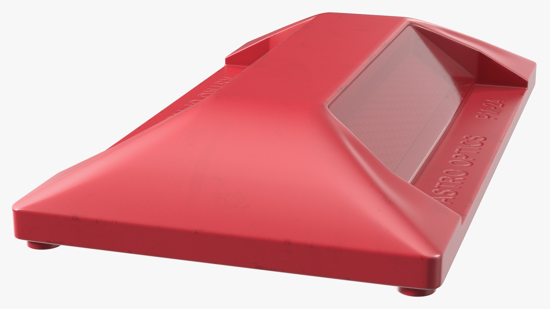 3D model Reflective Road Driveway Marker Red