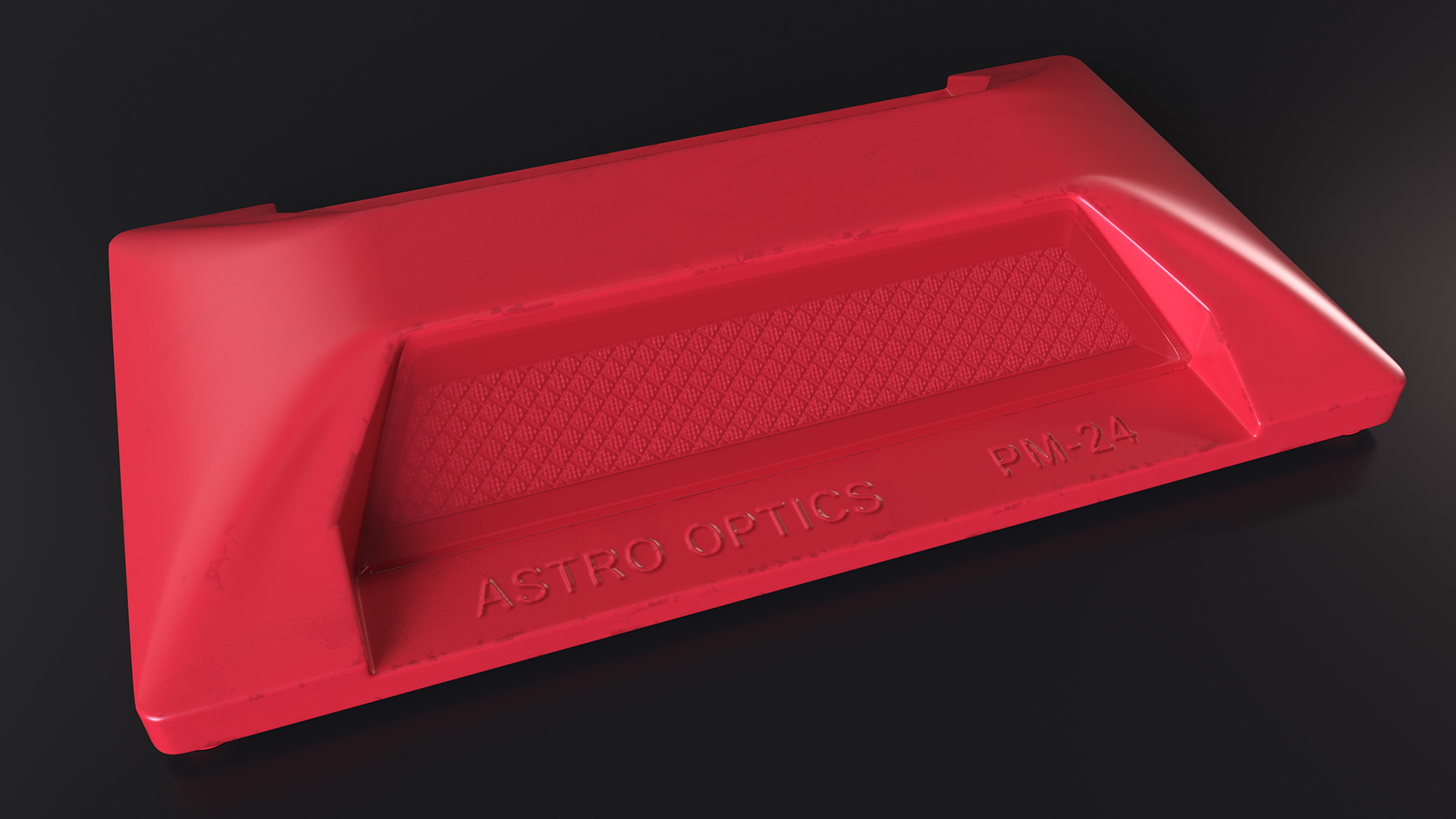 3D model Reflective Road Driveway Marker Red