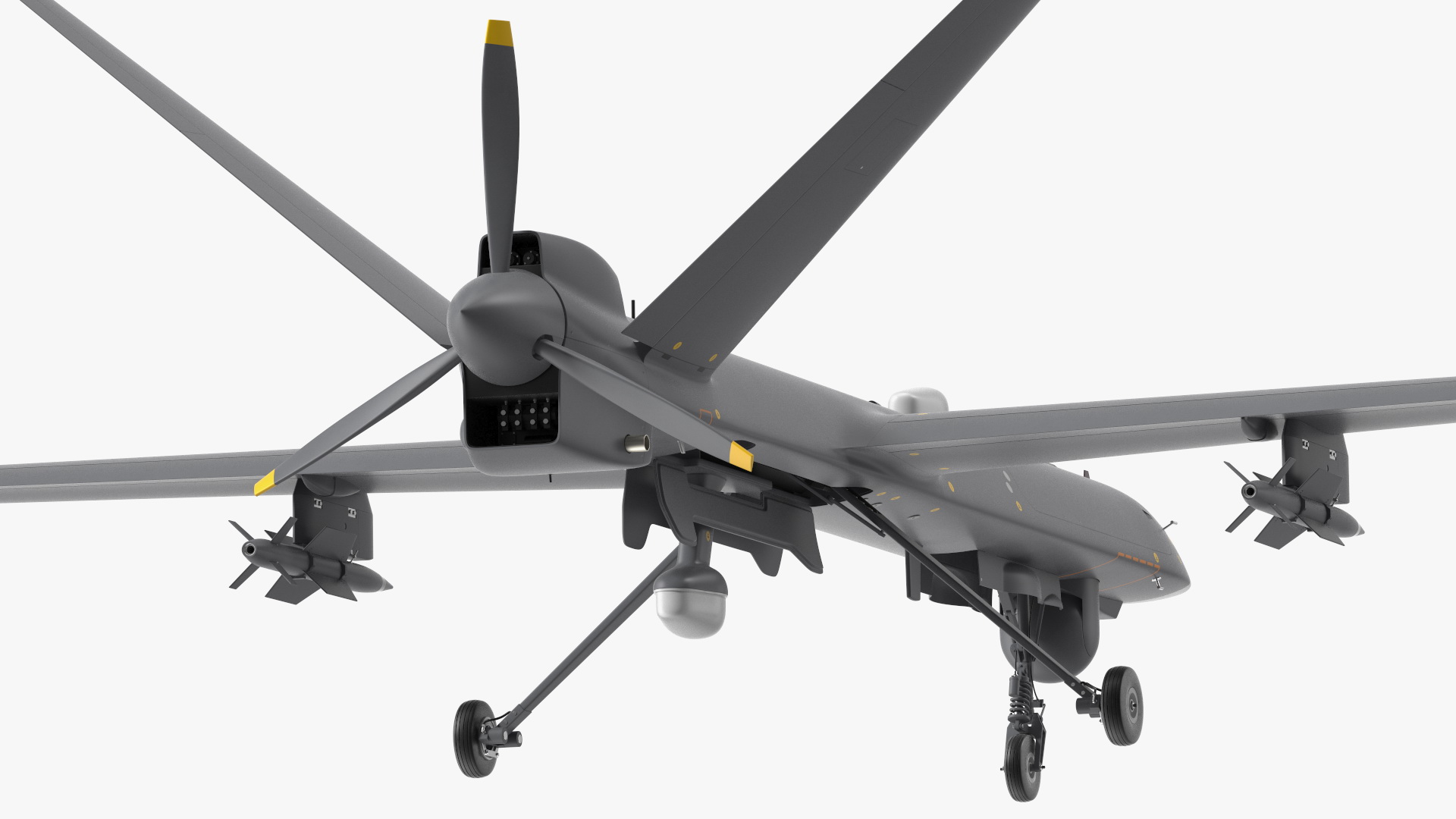 3D Unmanned Combat Aerial Vehicle Armed