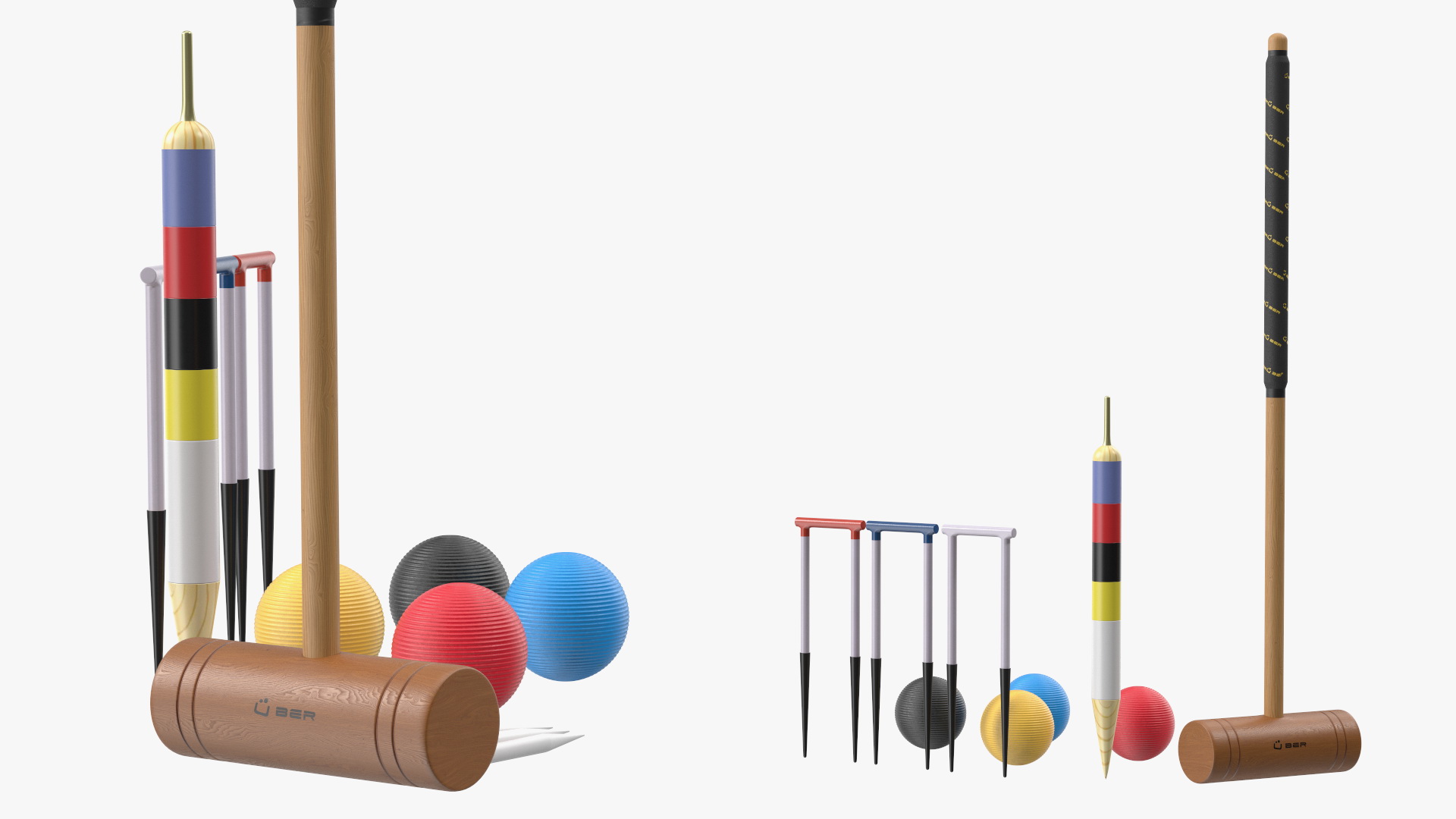 3D Croquet Set