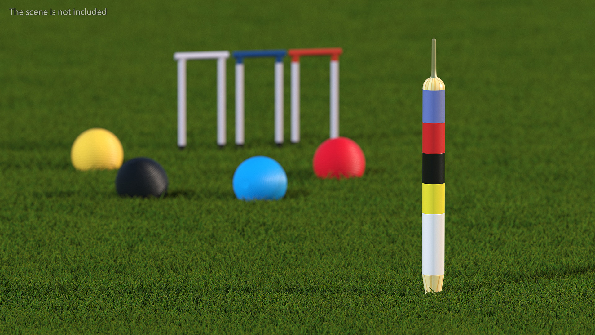 3D Croquet Set