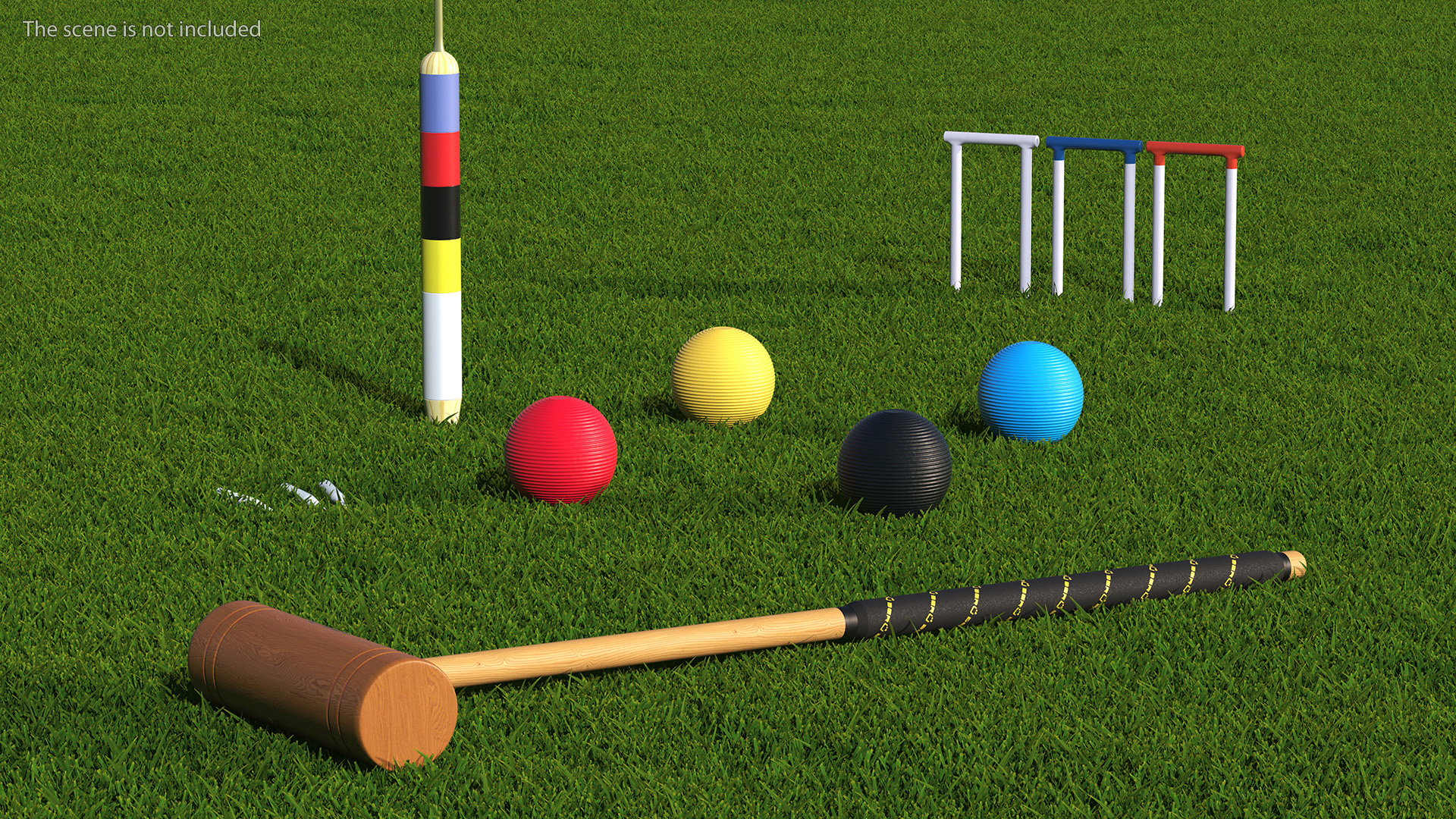 3D Croquet Set