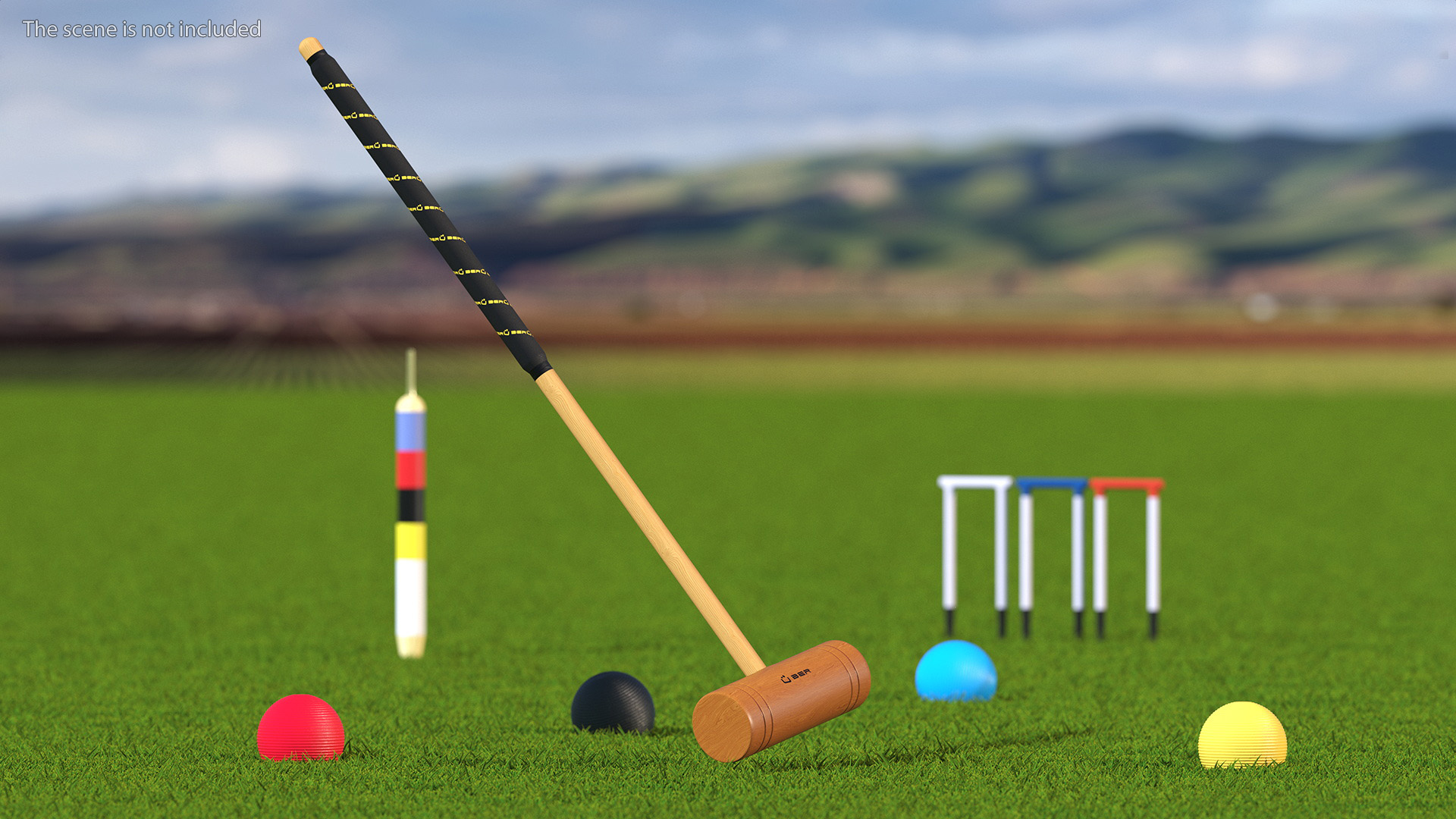3D Croquet Set