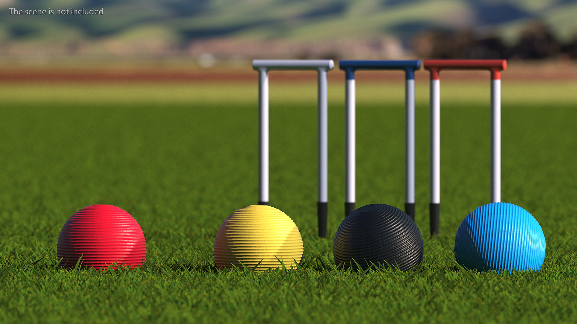 3D Croquet Set