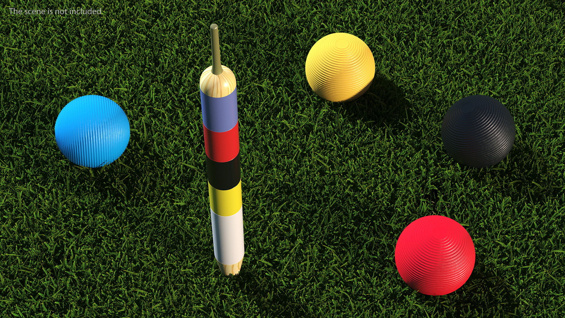3D Croquet Set