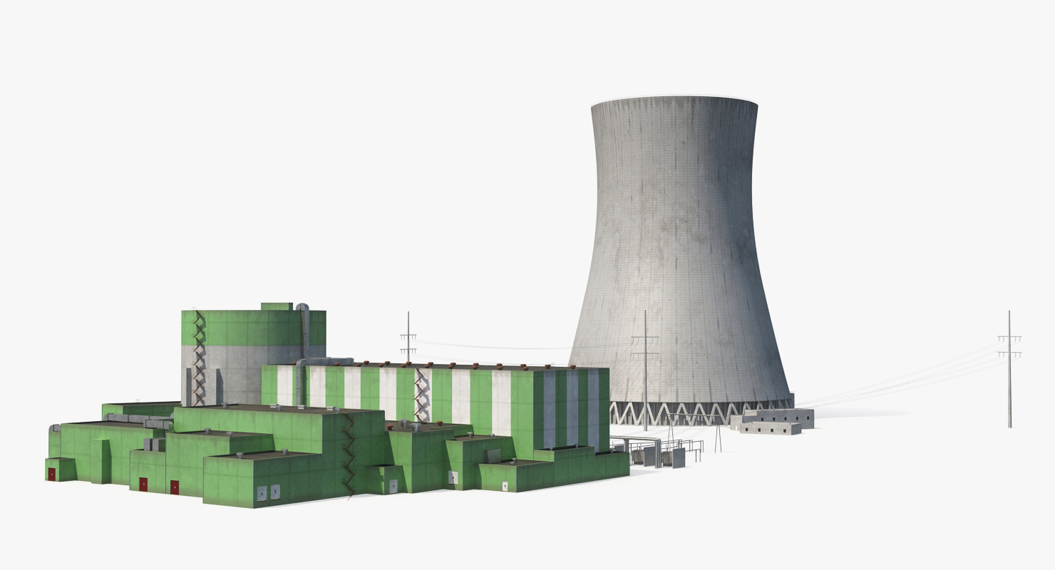 3D Nuclear Power Plant 2