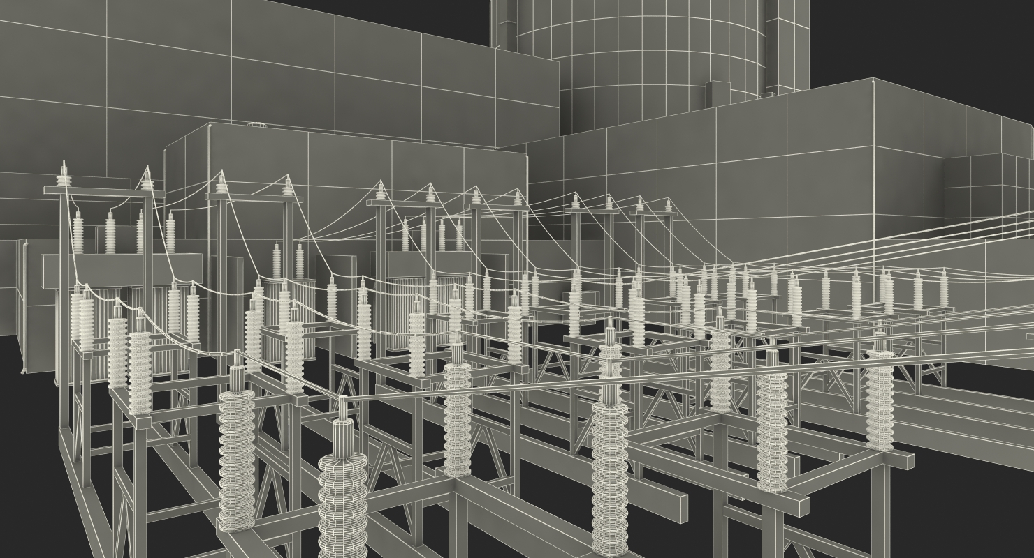 3D Nuclear Power Plant 2