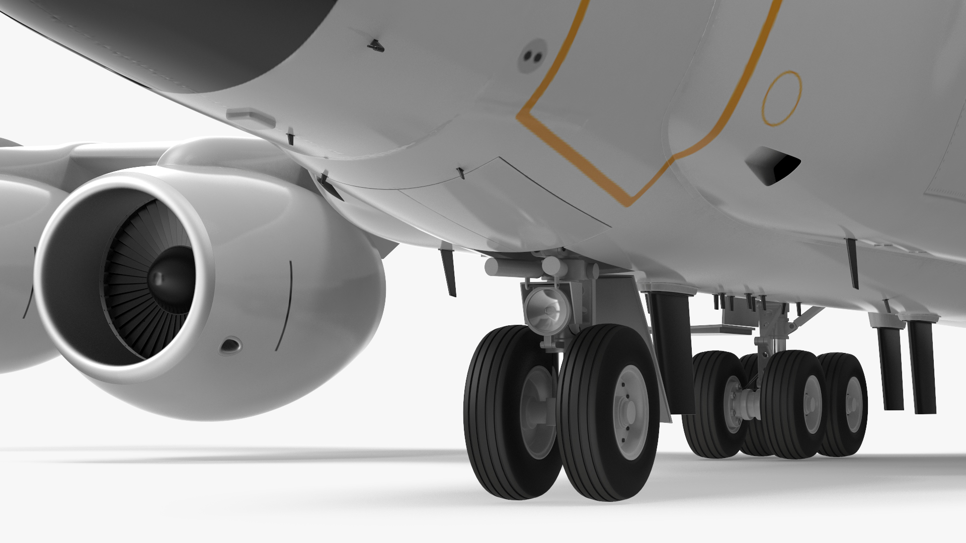 3D Boeing RC-135 Large Reconnaissance Aircraft model