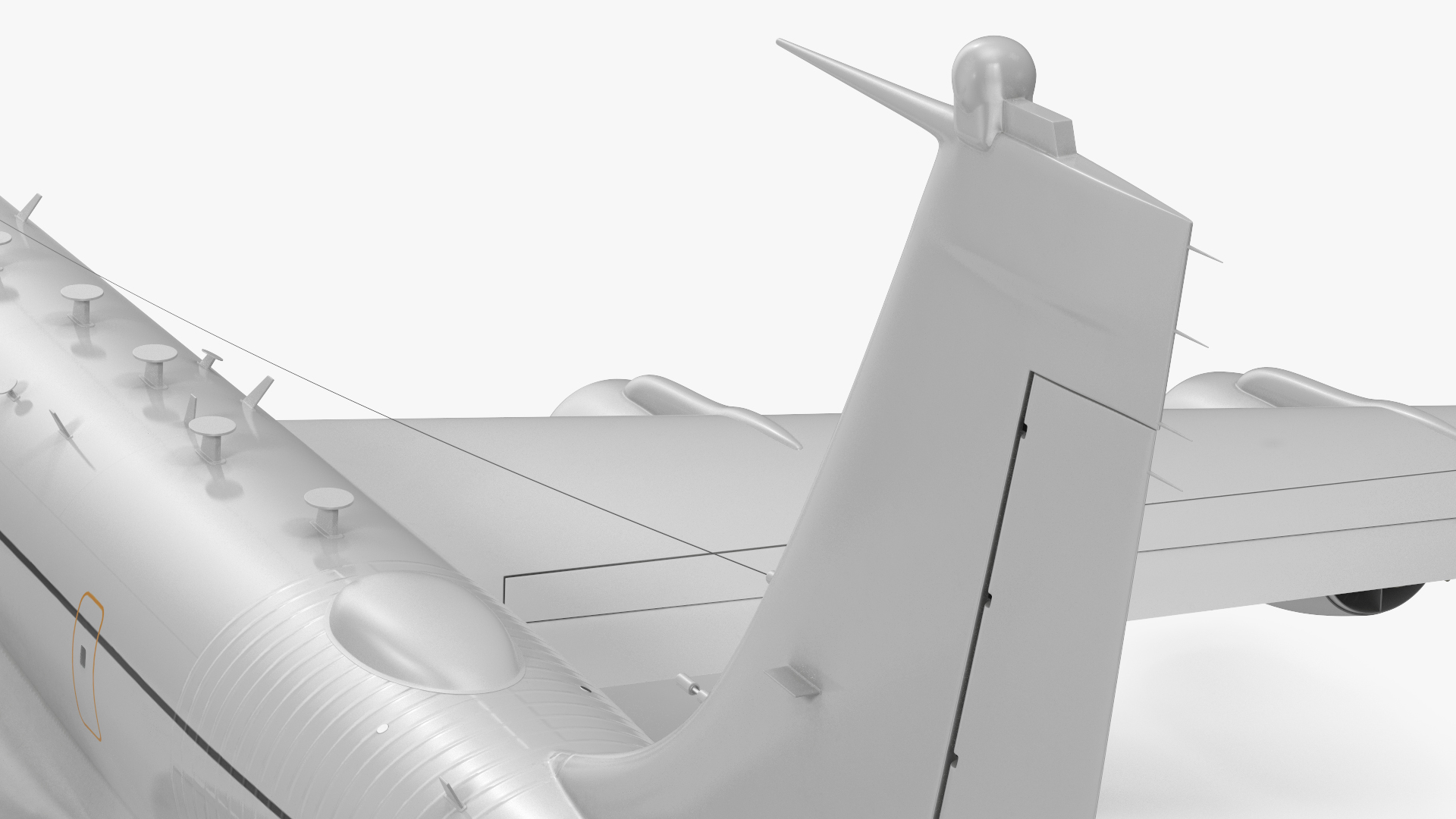 3D Boeing RC-135 Large Reconnaissance Aircraft model