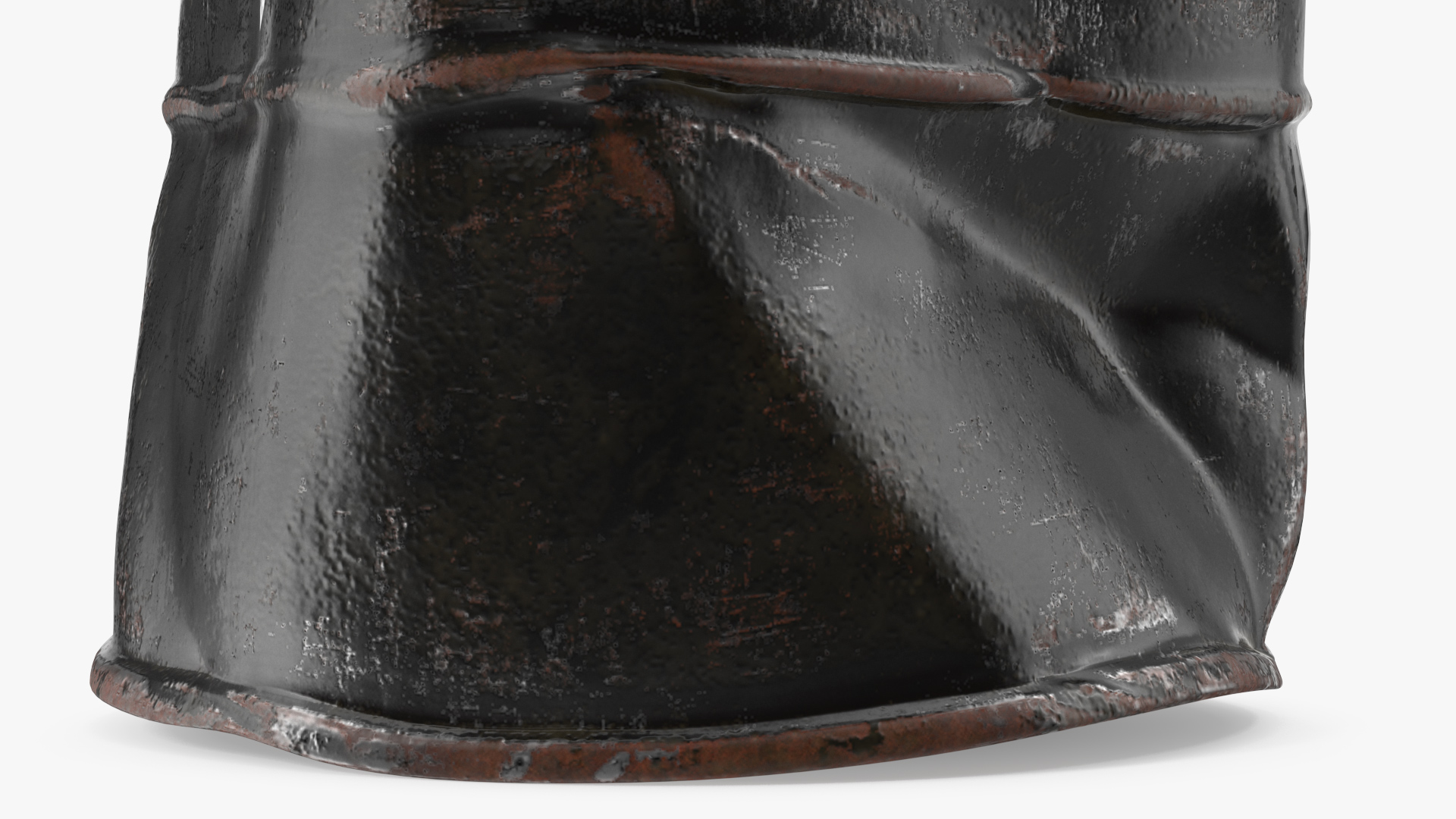 Damaged Chemical Barrel NFPA 704 3D