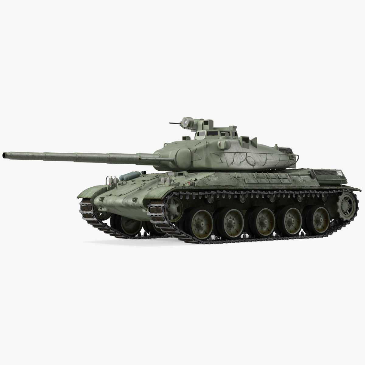 French AMX-30 Rigged for Cinema 4D 3D model