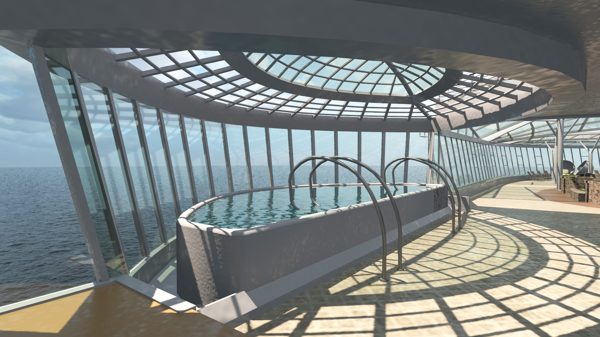 Oasis Class Cruise Ship Symphony of The Seas 3D model