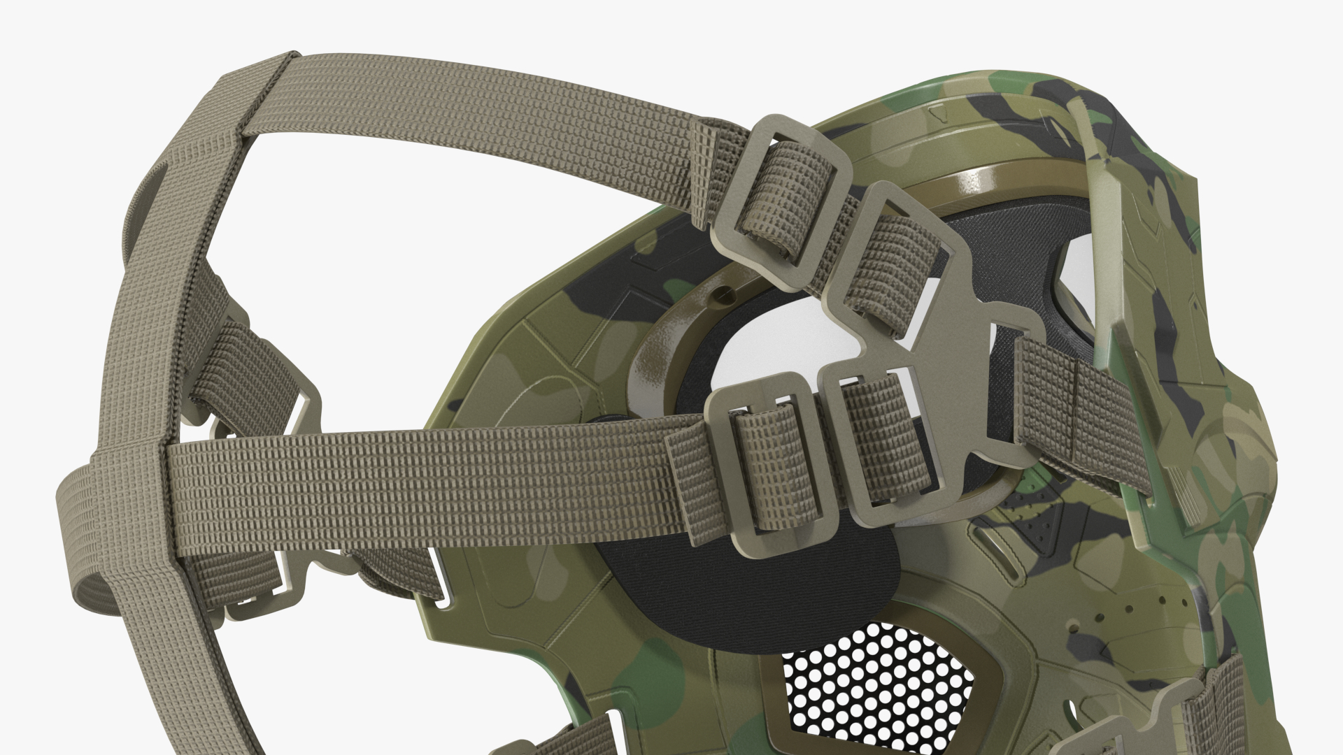 3D model Tactical Mask Skull Camouflage