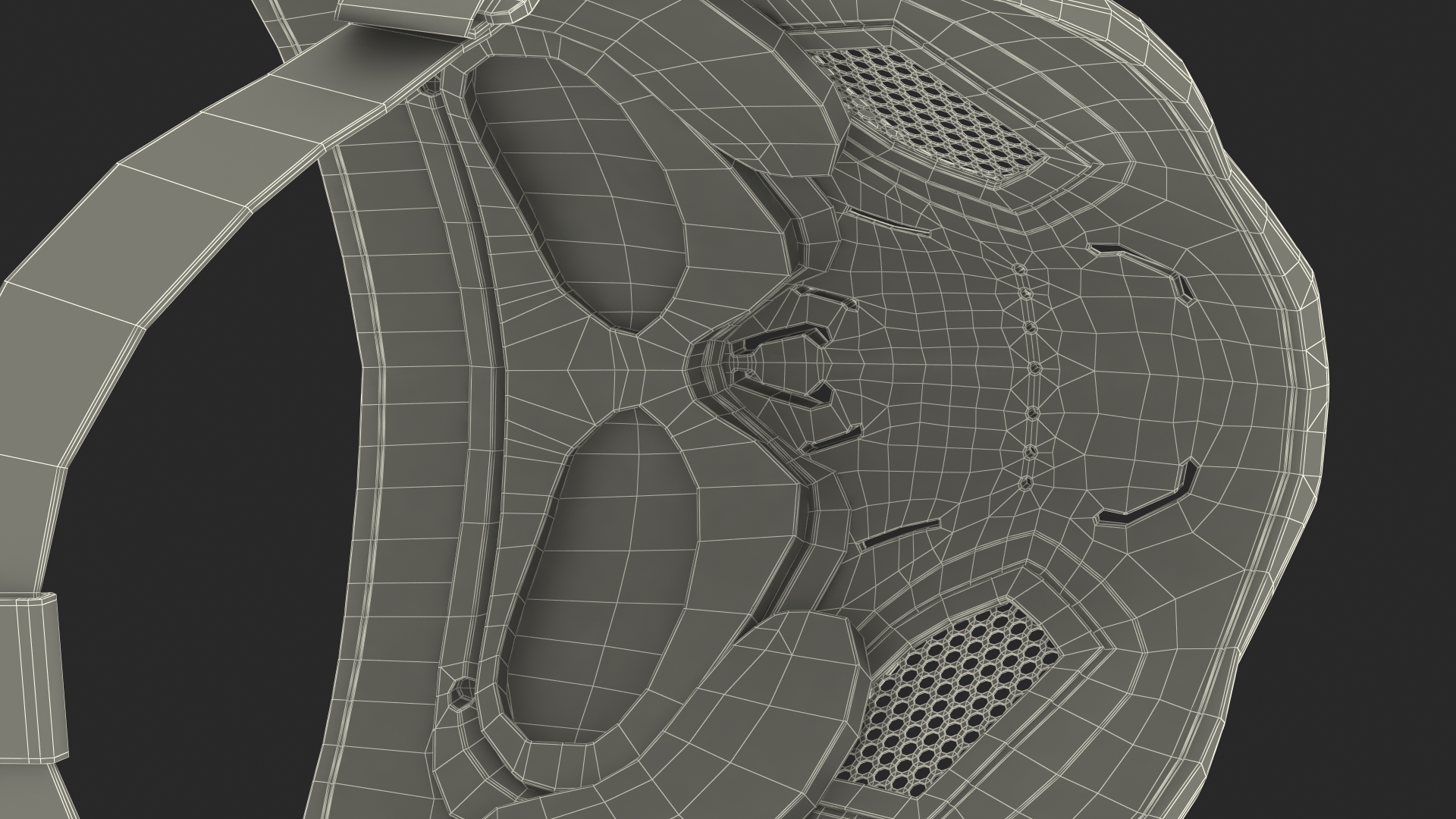 3D model Tactical Mask Skull Camouflage