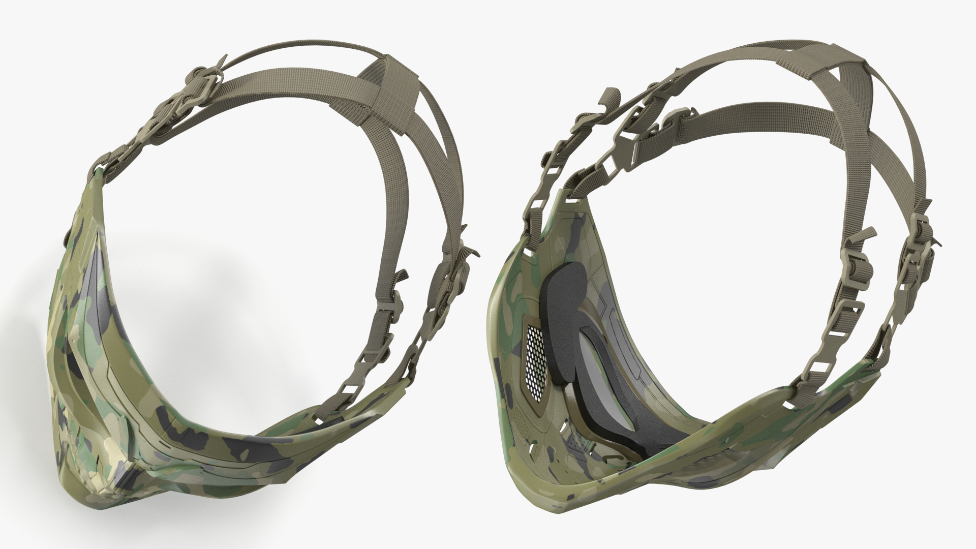 3D model Tactical Mask Skull Camouflage