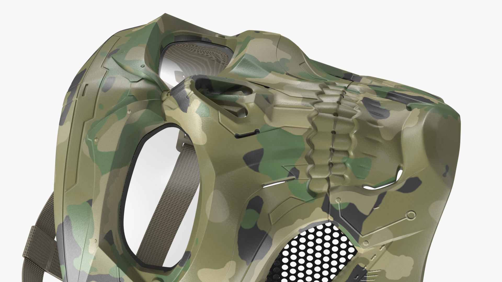 3D model Tactical Mask Skull Camouflage