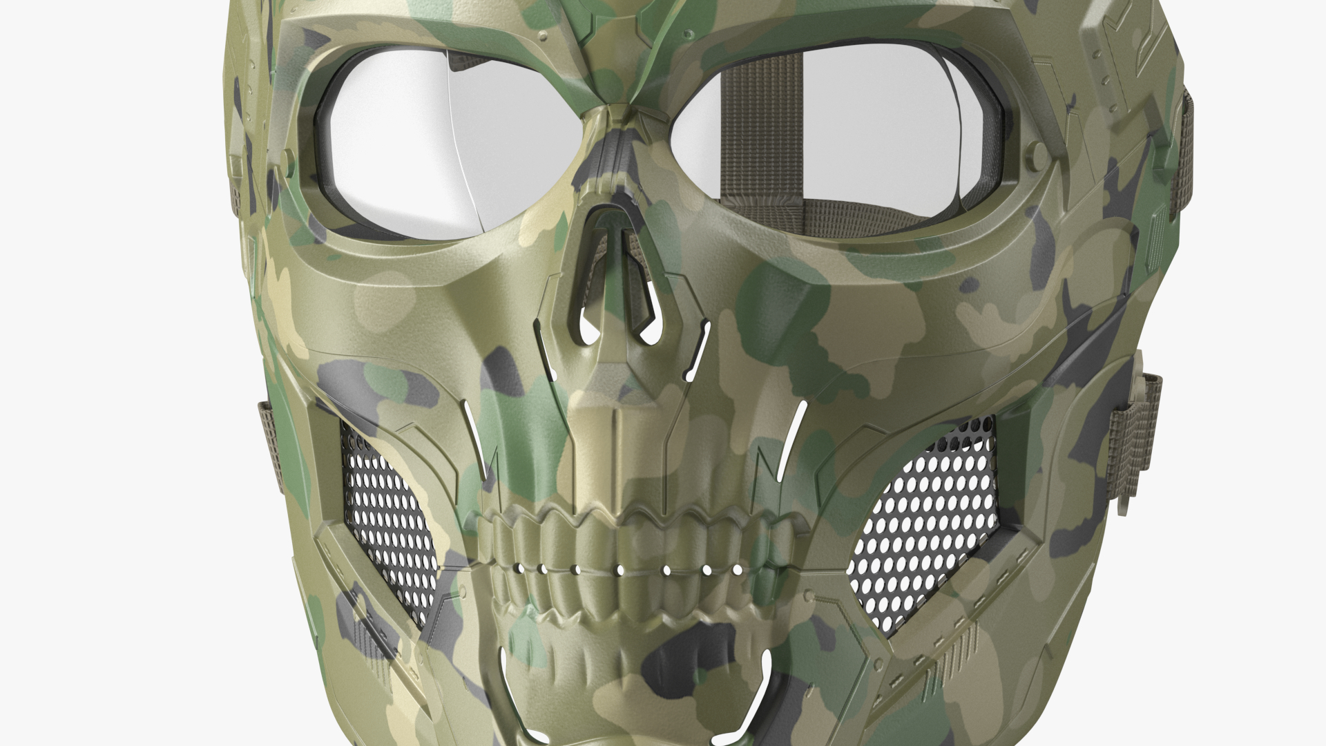 3D model Tactical Mask Skull Camouflage