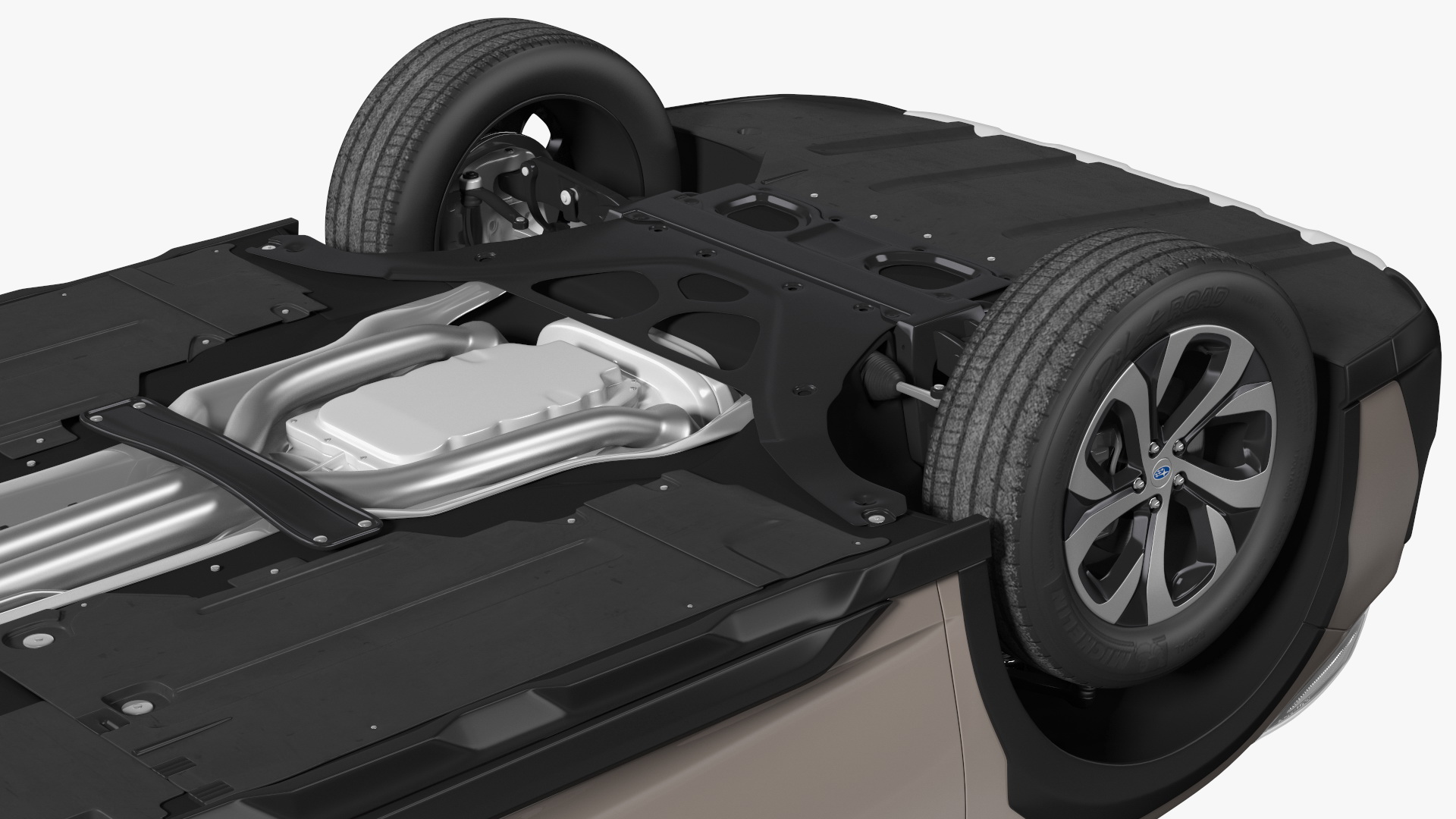 3D model Outback 2021 SUBARU Rigged for Maya