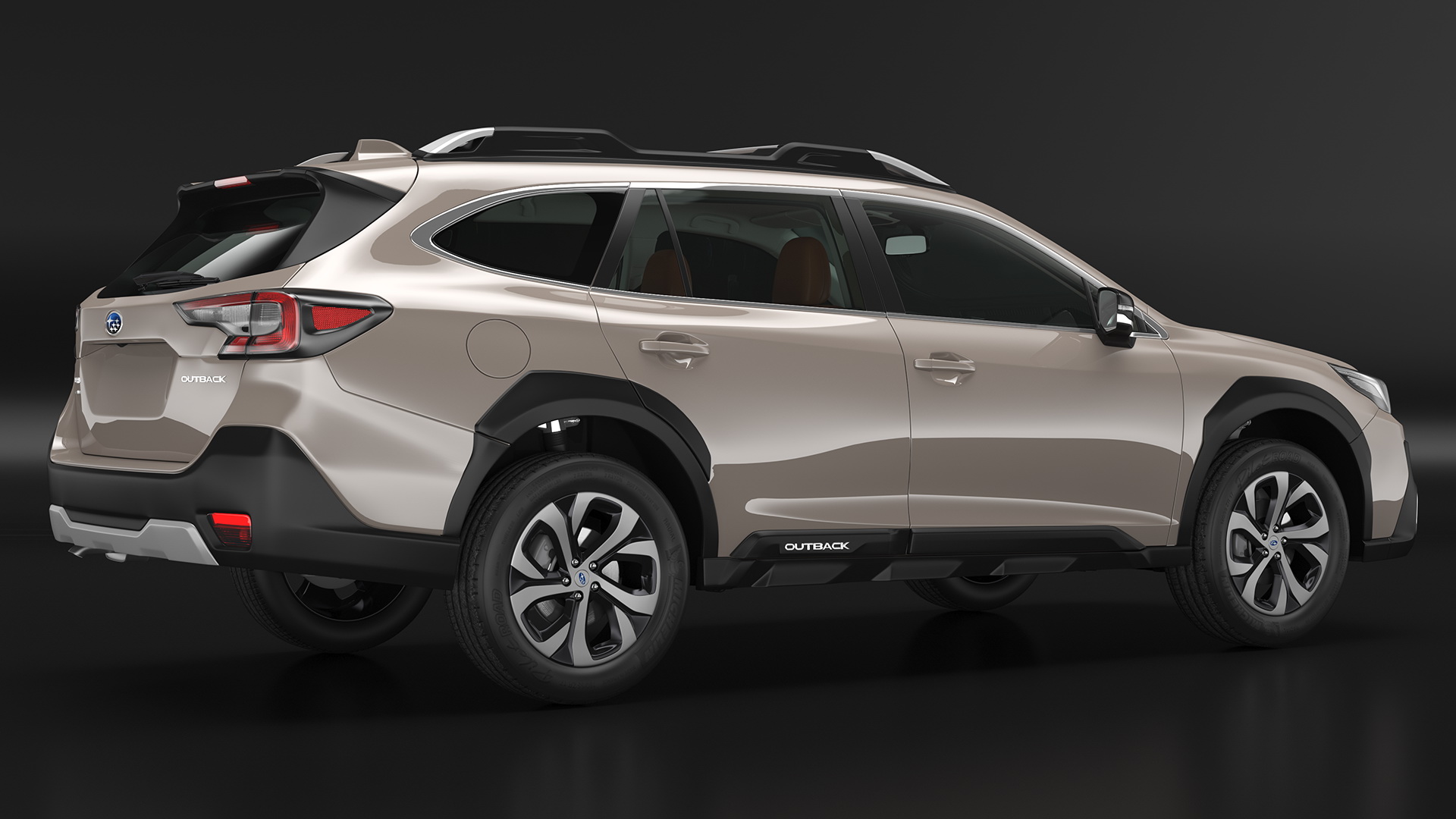 3D model Outback 2021 SUBARU Rigged for Maya