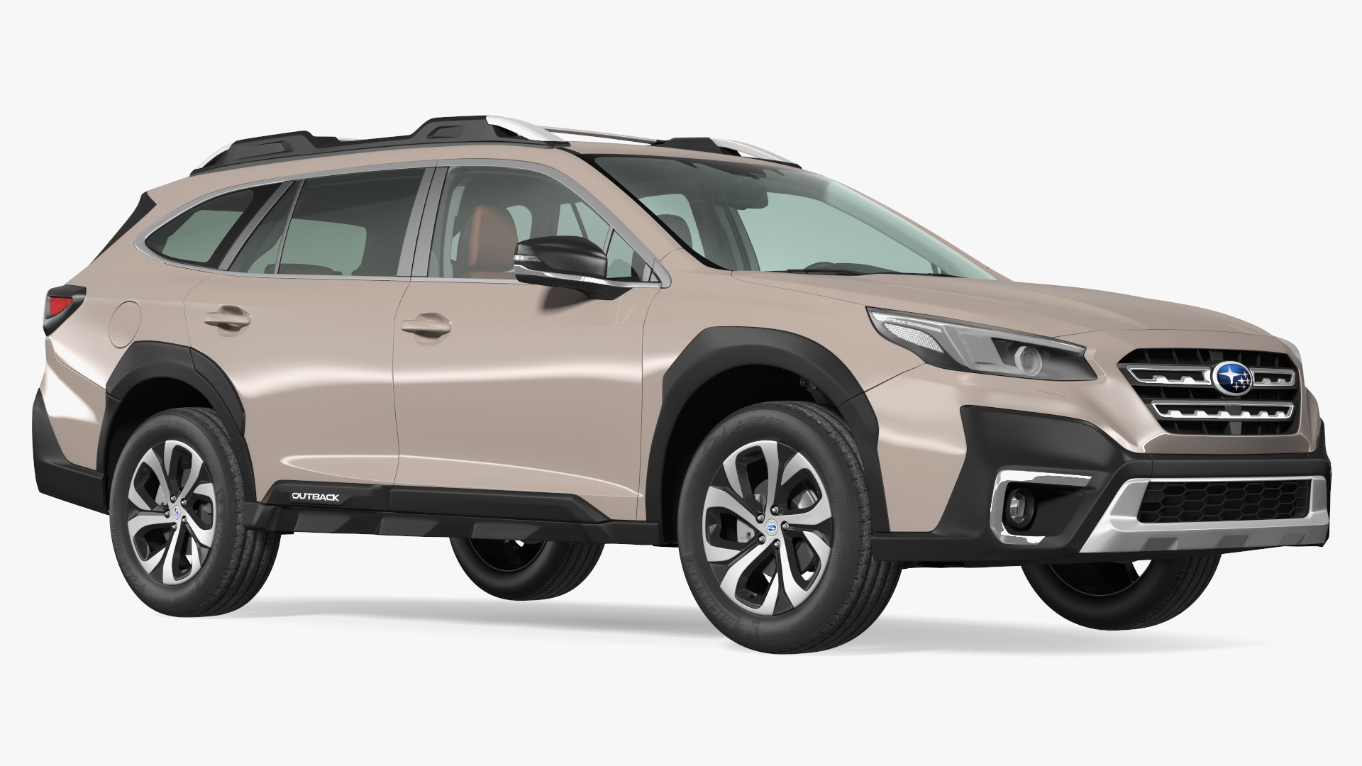 3D model Outback 2021 SUBARU Rigged for Maya