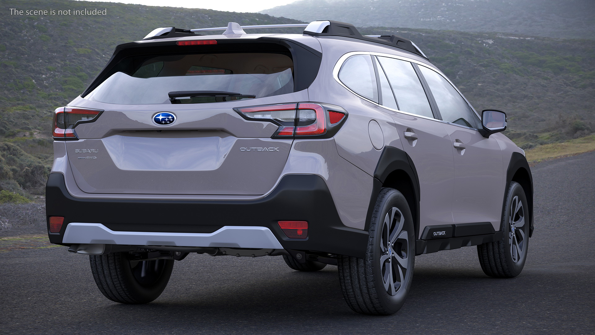 3D model Outback 2021 SUBARU Rigged for Maya