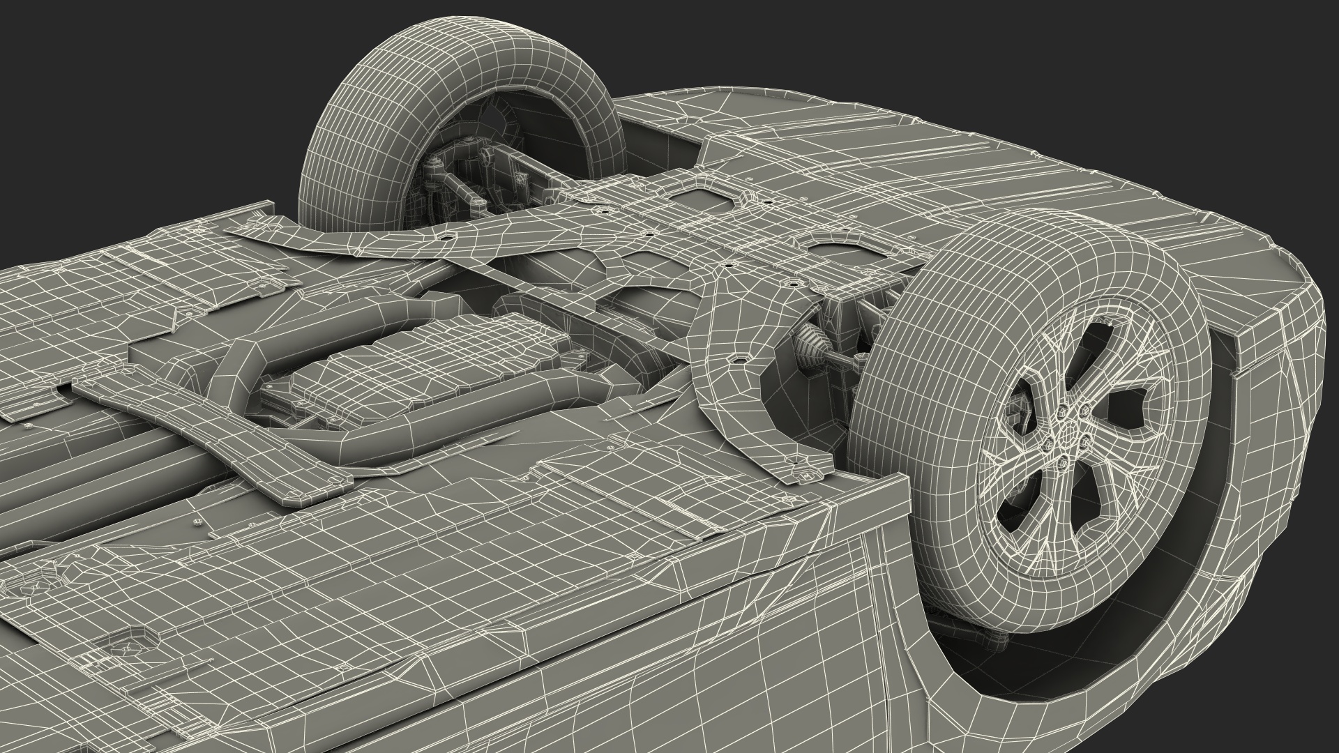 3D model Outback 2021 SUBARU Rigged for Maya