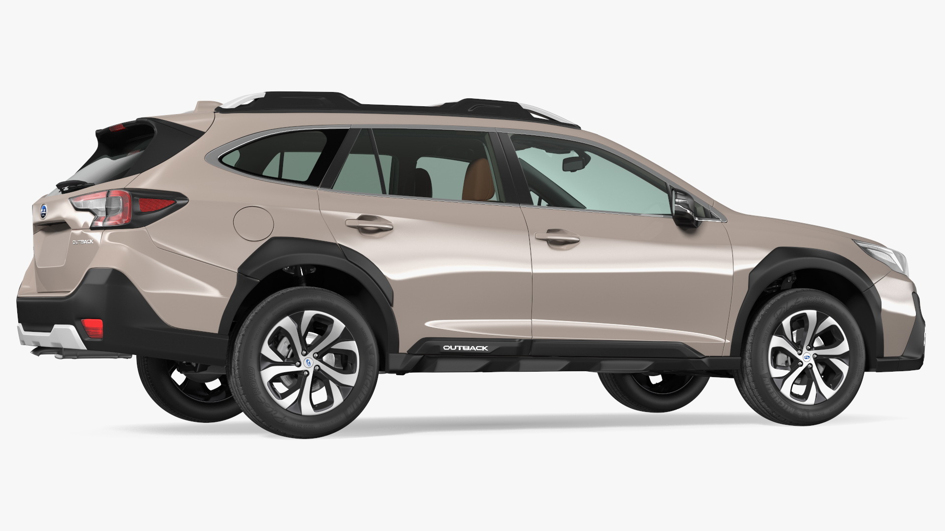 3D model Outback 2021 SUBARU Rigged for Maya