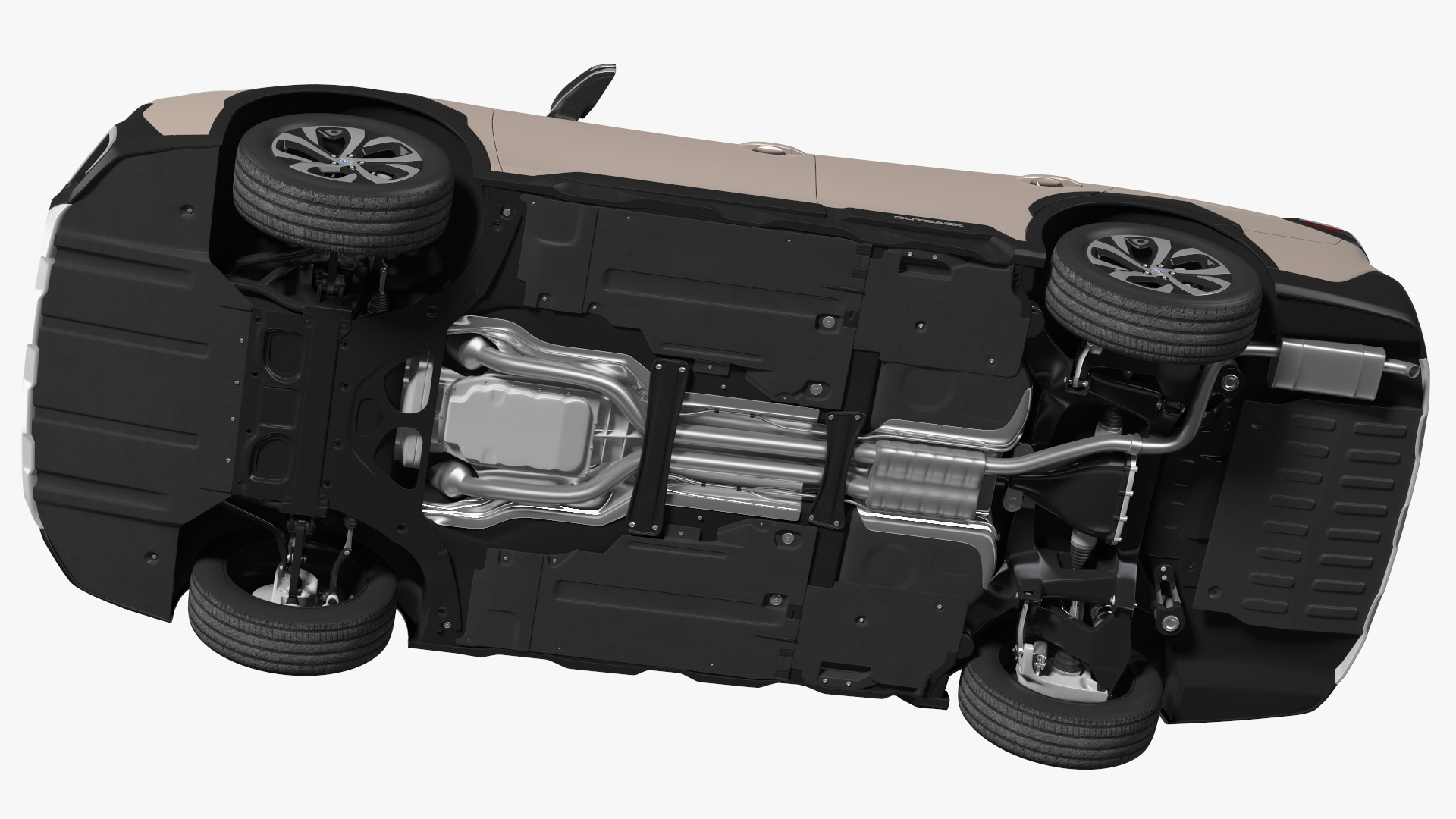 3D model Outback 2021 SUBARU Rigged for Maya