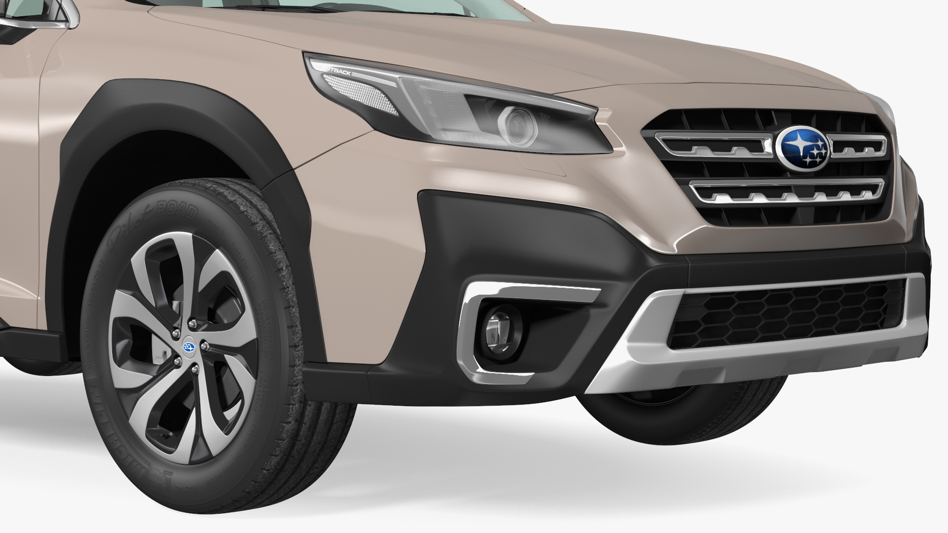 3D model Outback 2021 SUBARU Rigged for Maya