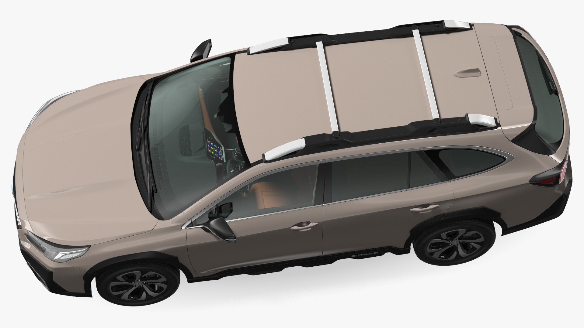 3D model Outback 2021 SUBARU Rigged for Maya