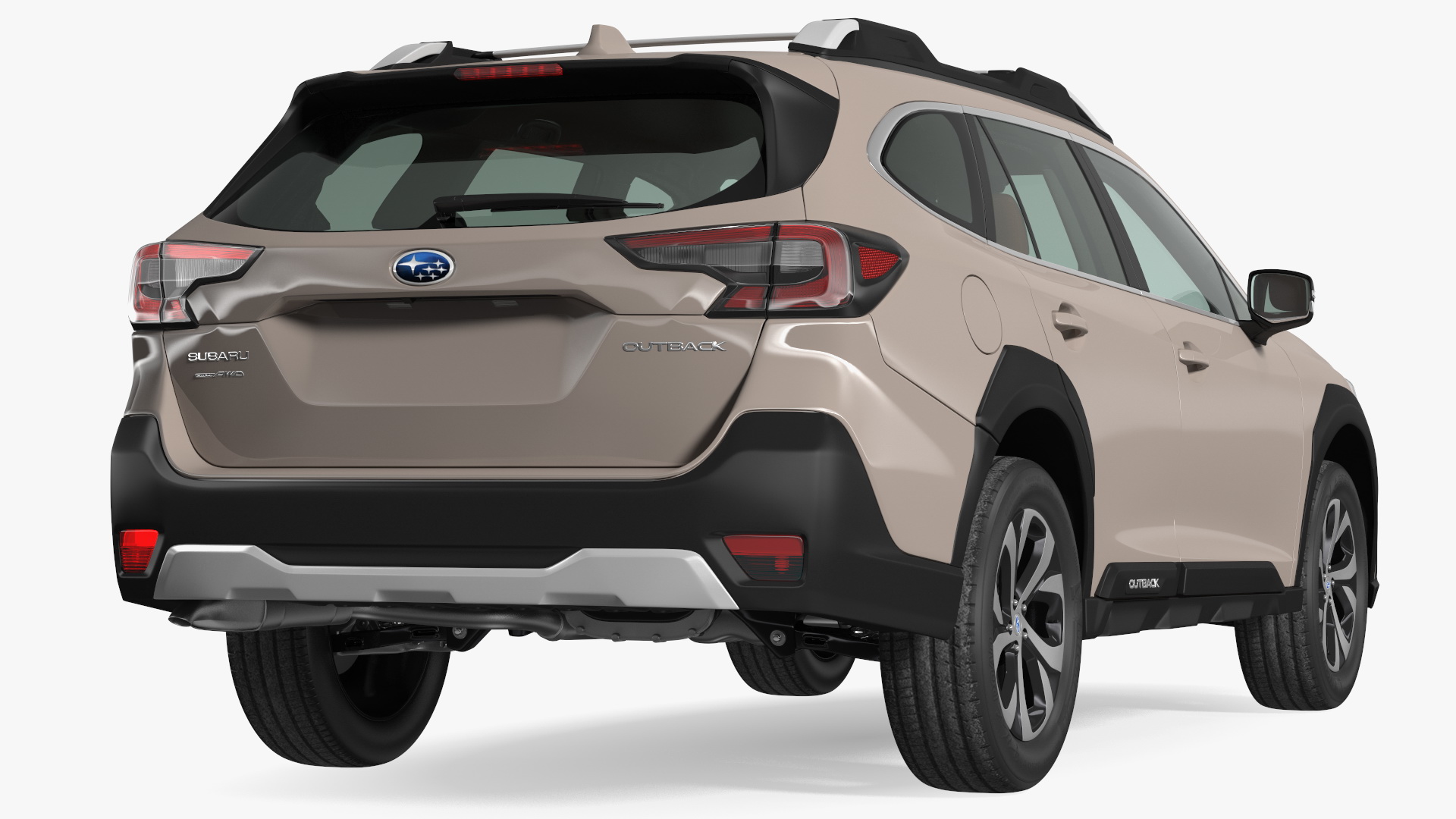 3D model Outback 2021 SUBARU Rigged for Maya