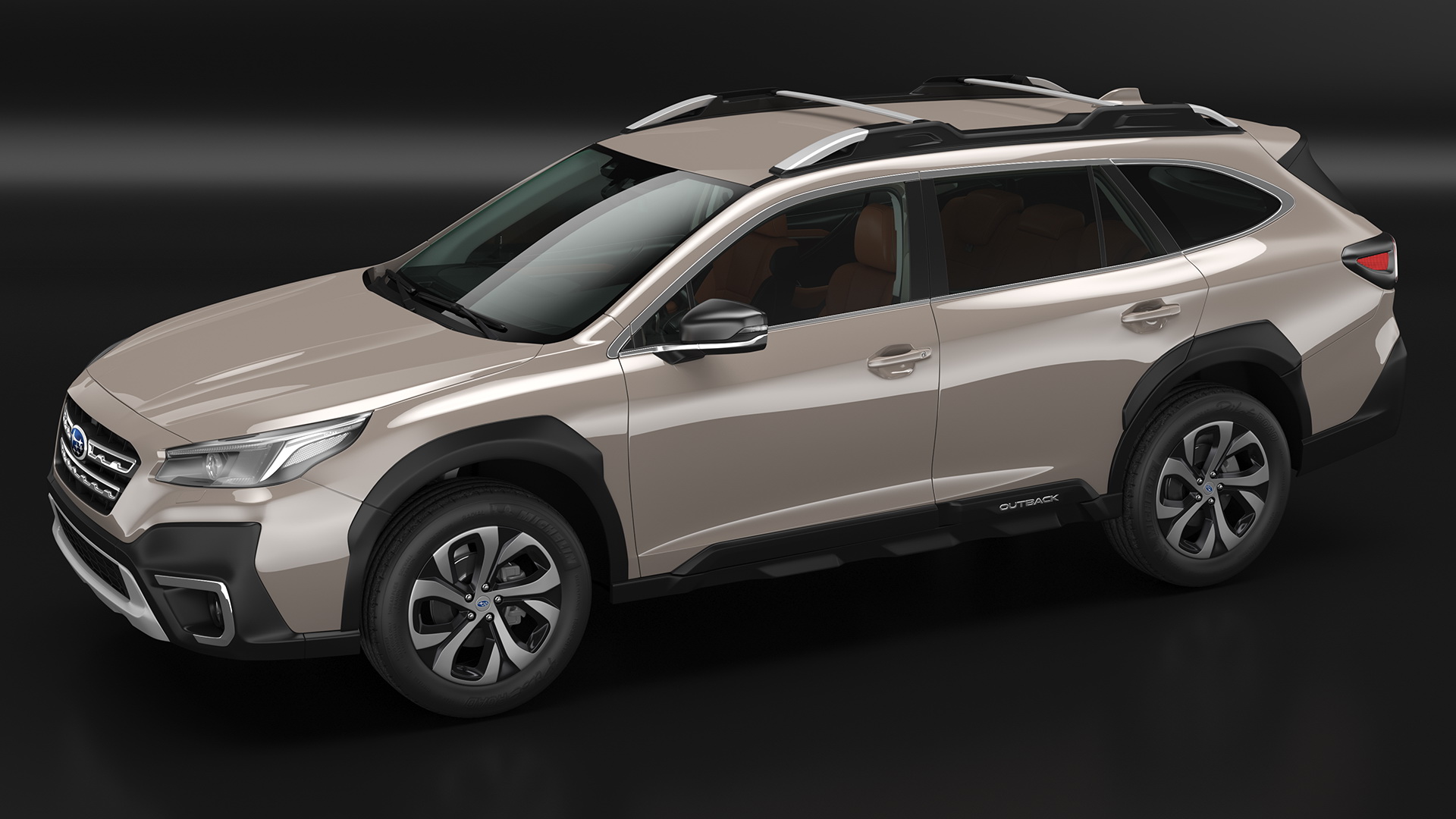 3D model Outback 2021 SUBARU Rigged for Maya