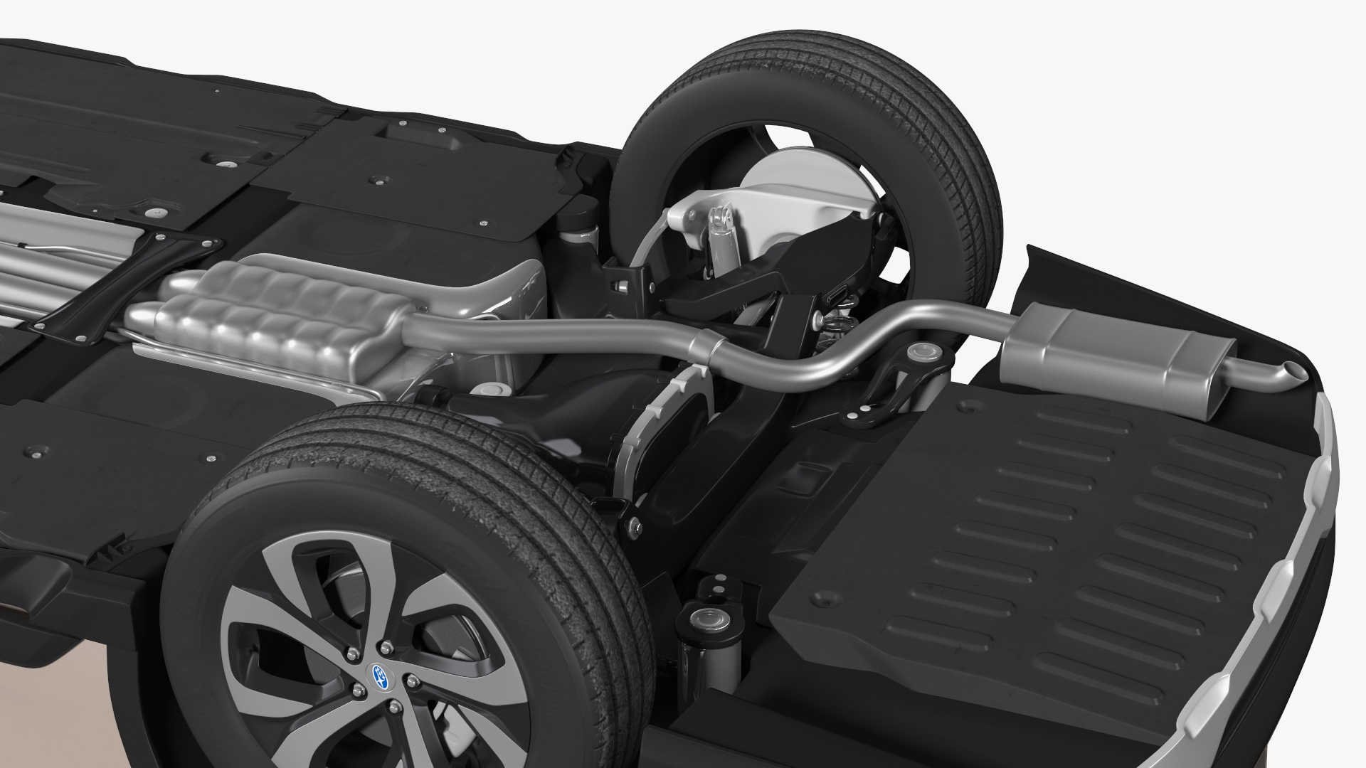 3D model Outback 2021 SUBARU Rigged for Maya