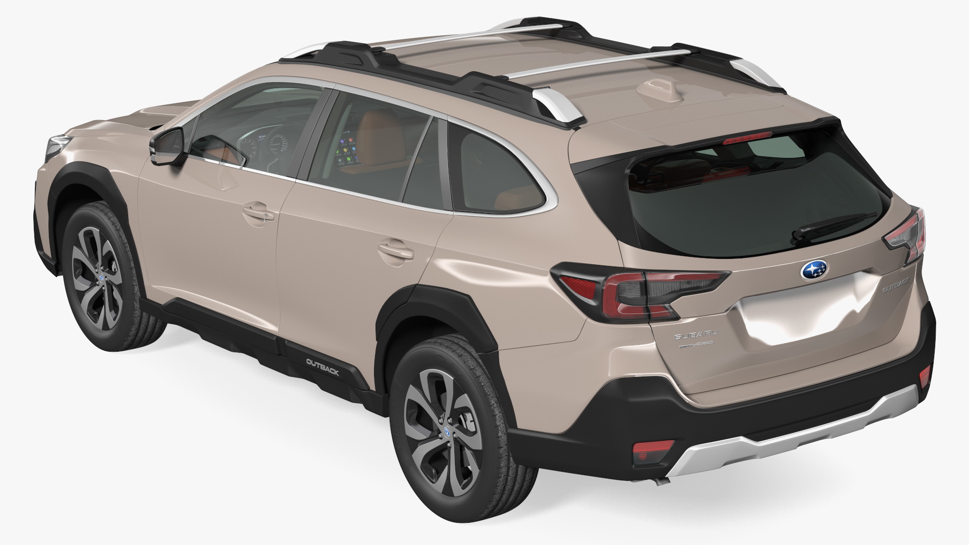 3D model Outback 2021 SUBARU Rigged for Maya