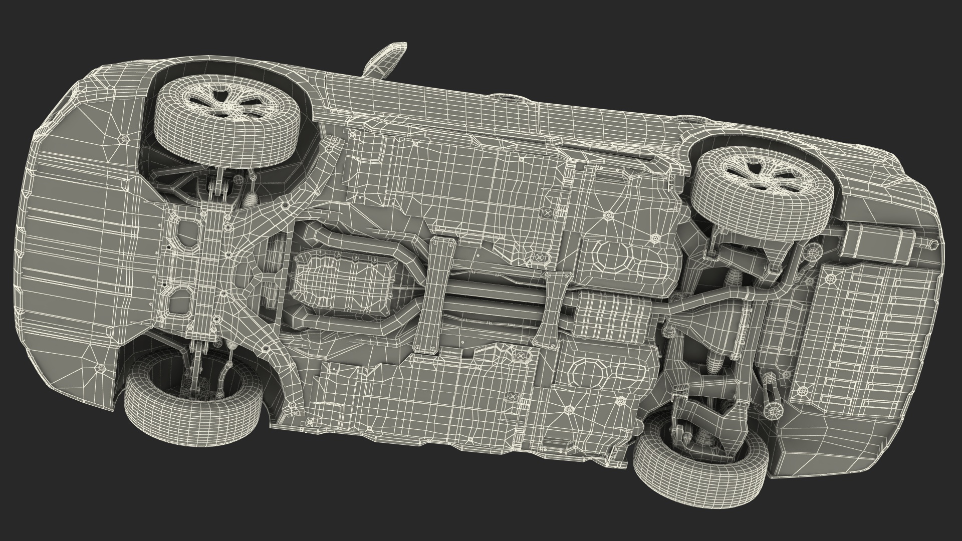 3D model Outback 2021 SUBARU Rigged for Maya