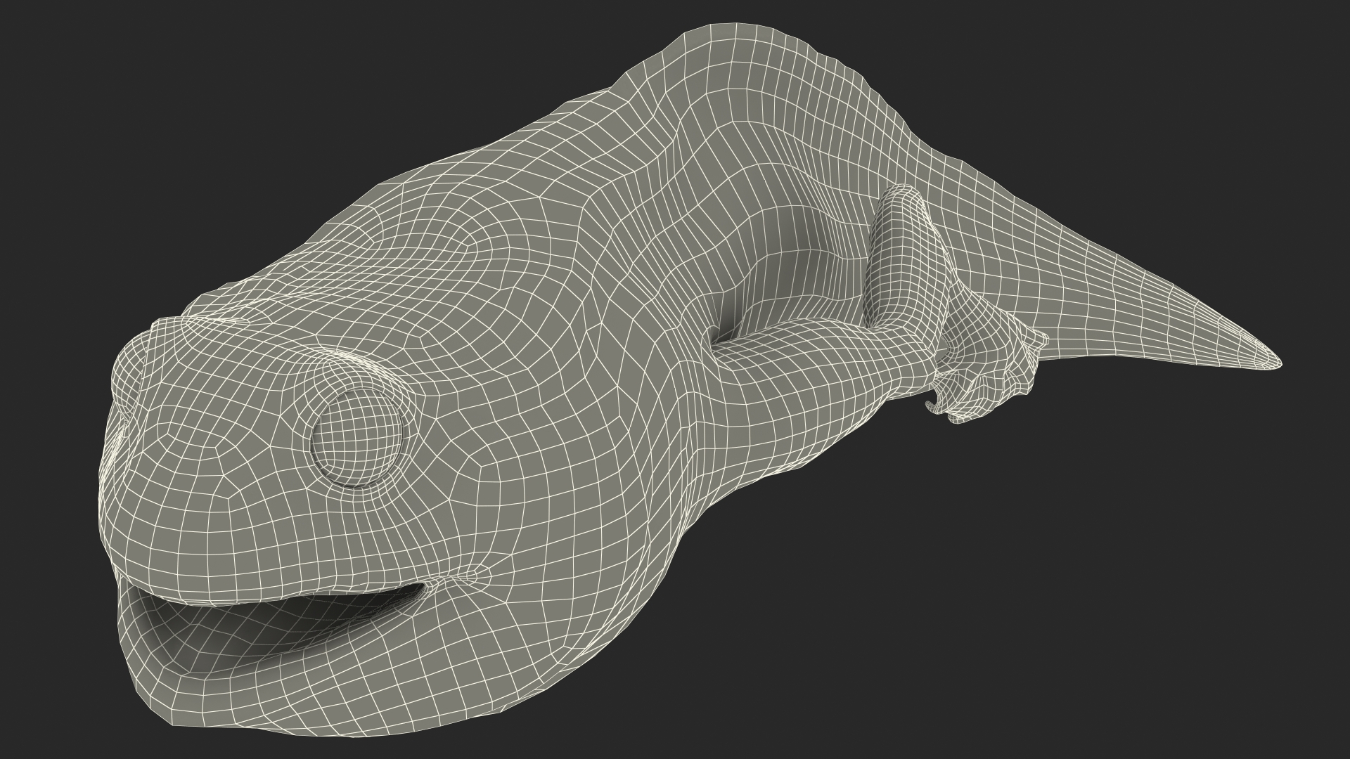 3D model Tadpole Late Stage Rigged
