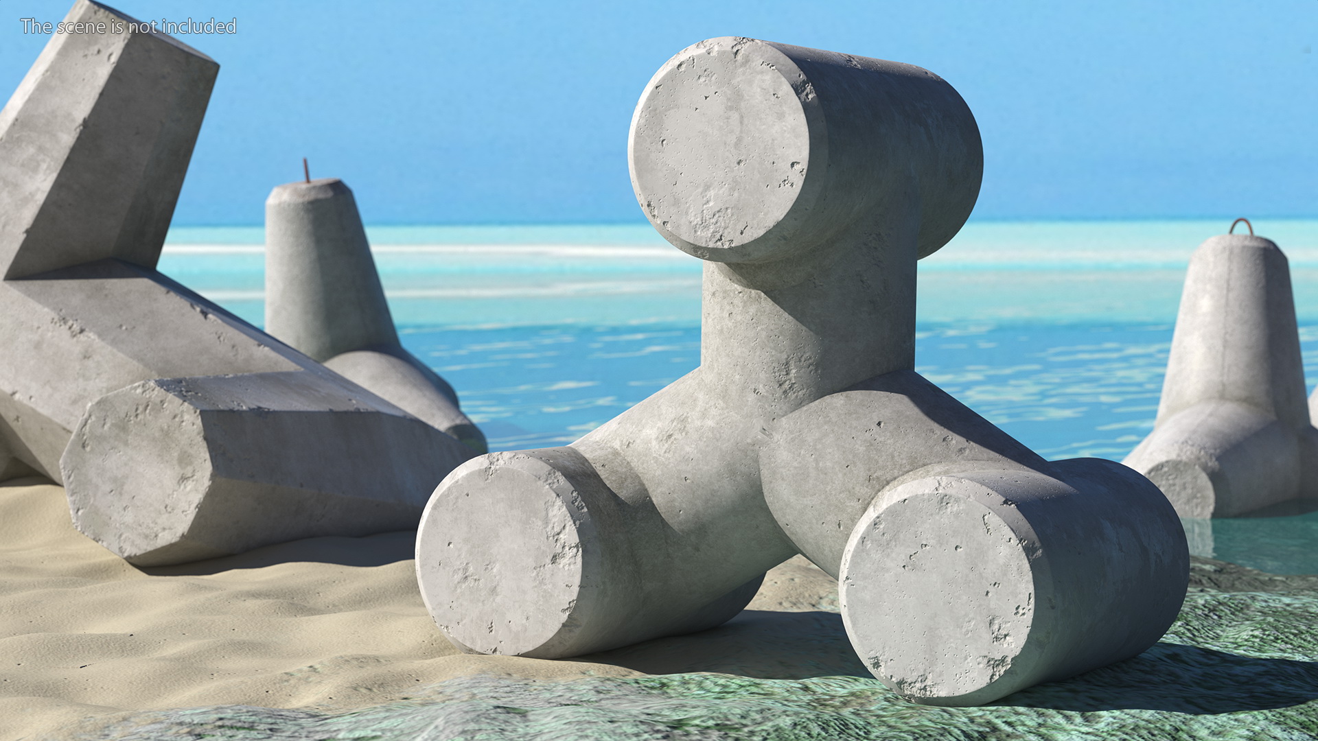 Tribar Coastal Wave Breaker 3D