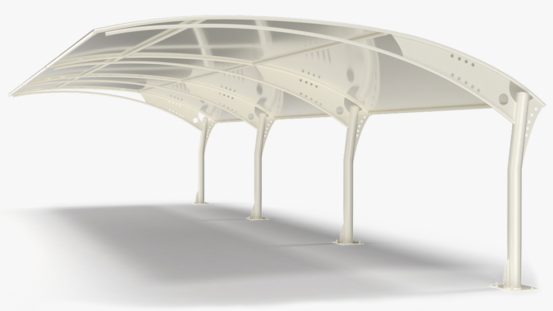 3D Car Parking Shed