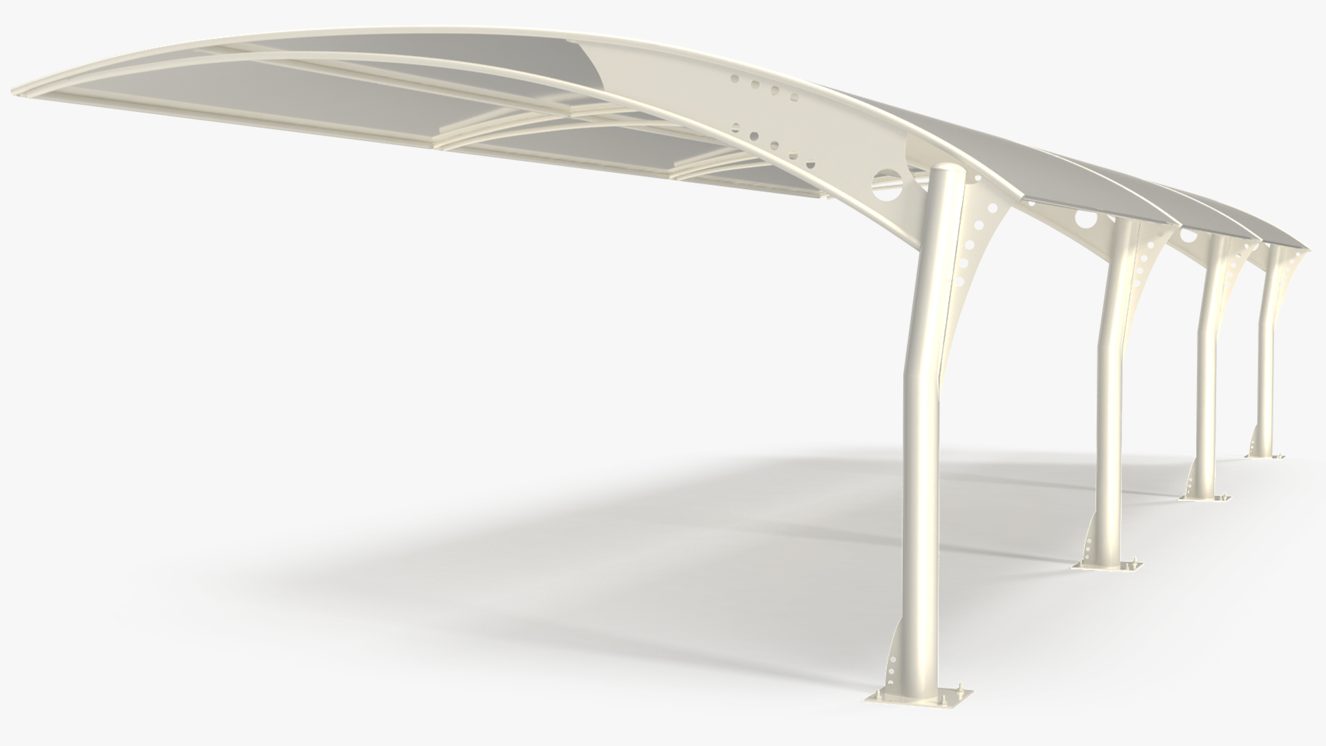 3D Car Parking Shed