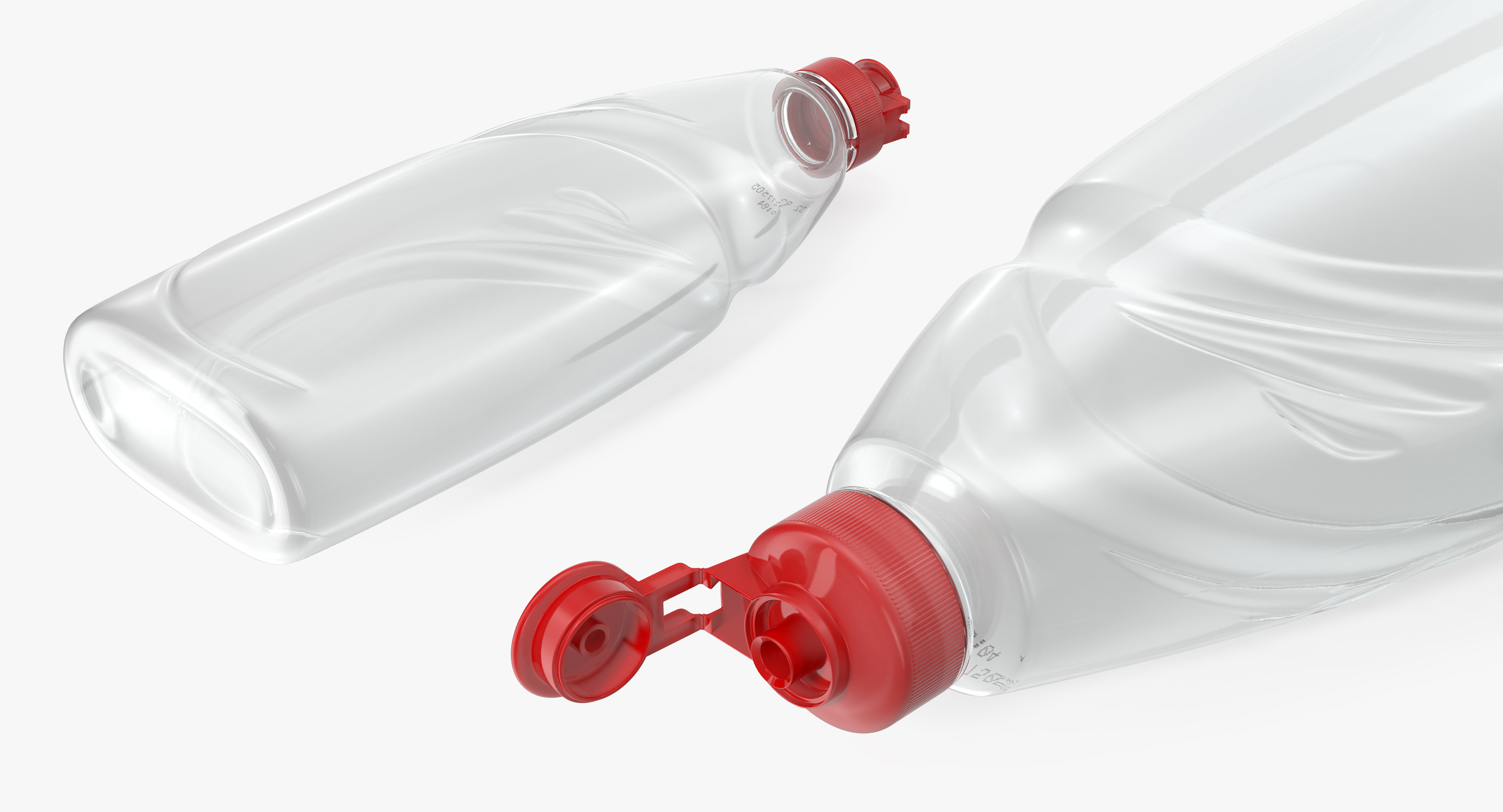 Green Dishwashing Liquid 3D model