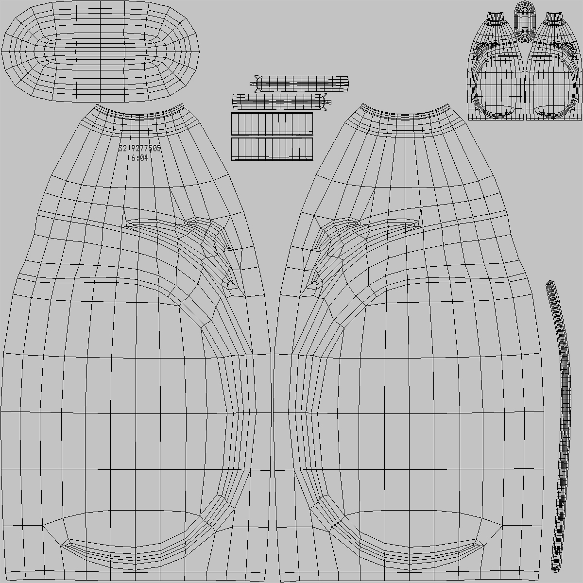 Green Dishwashing Liquid 3D model