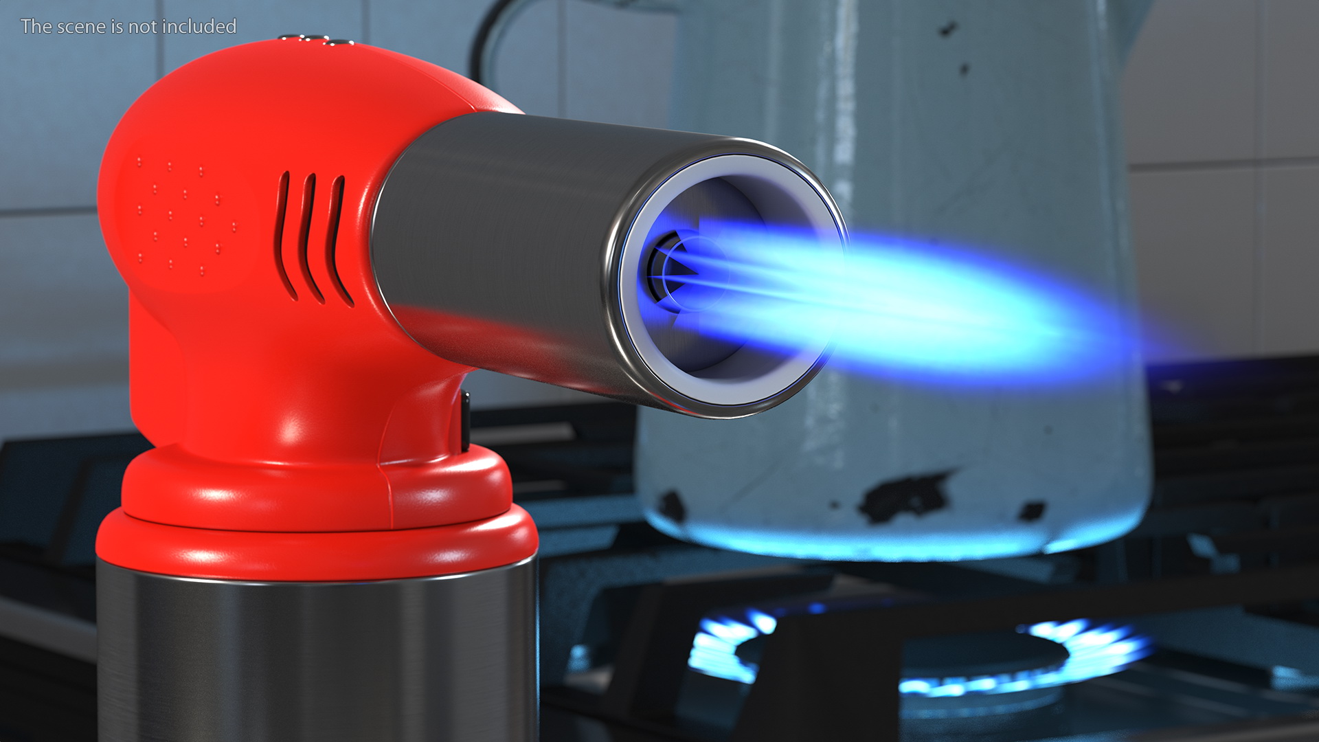 3D Kitchen Torch model