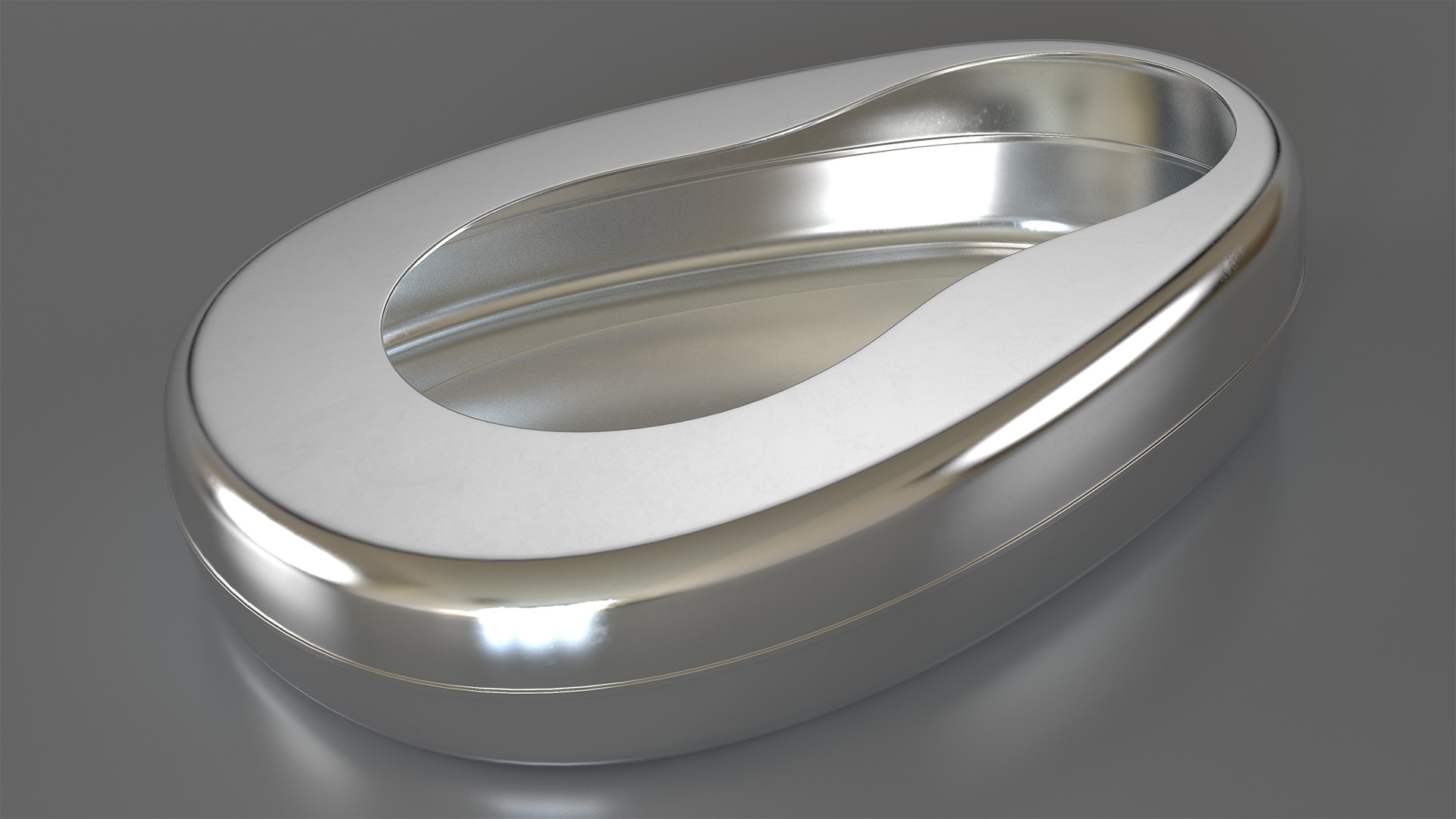 3D Metal Bed Pan model