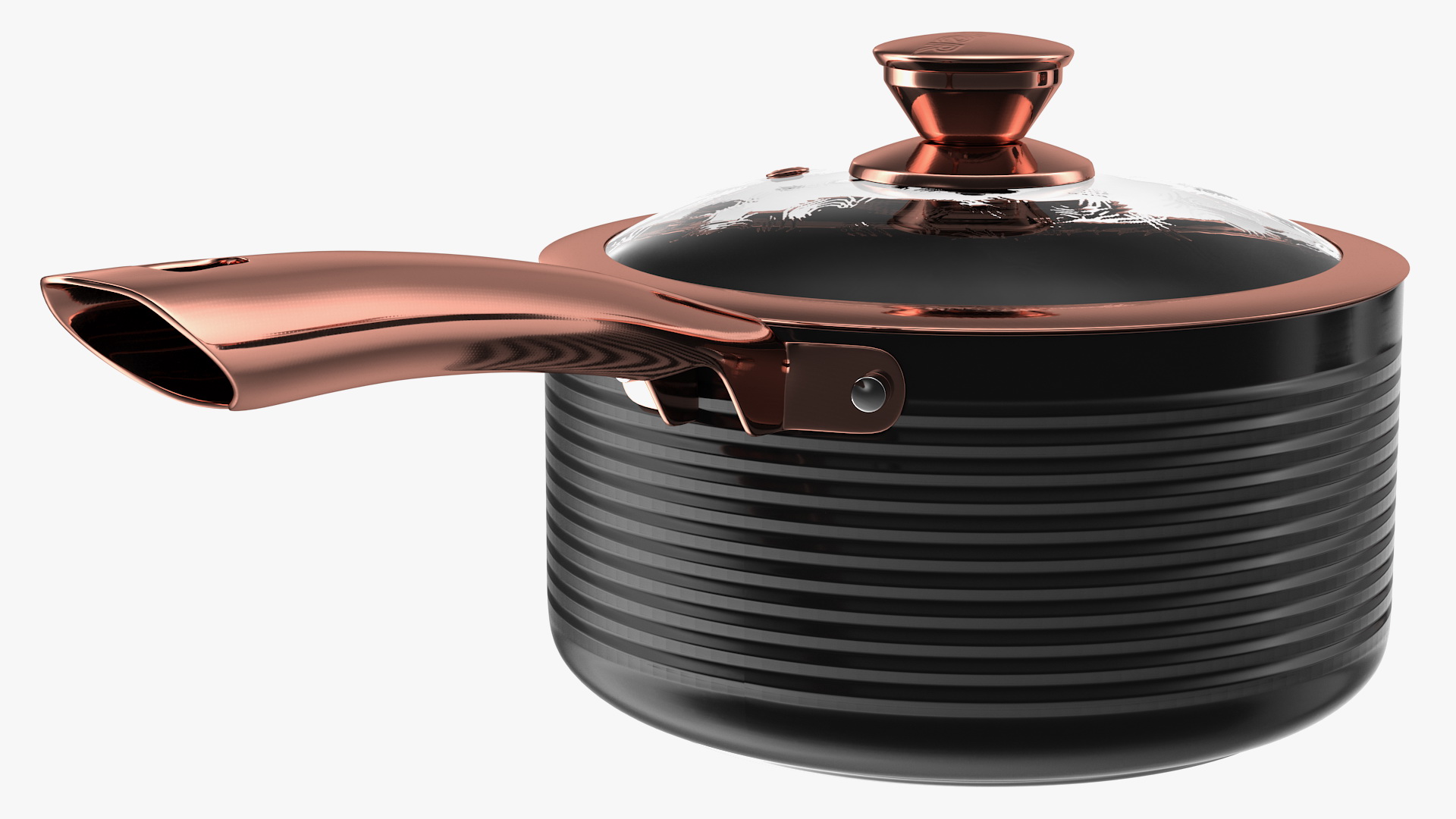3D Tower Saucepan Set model
