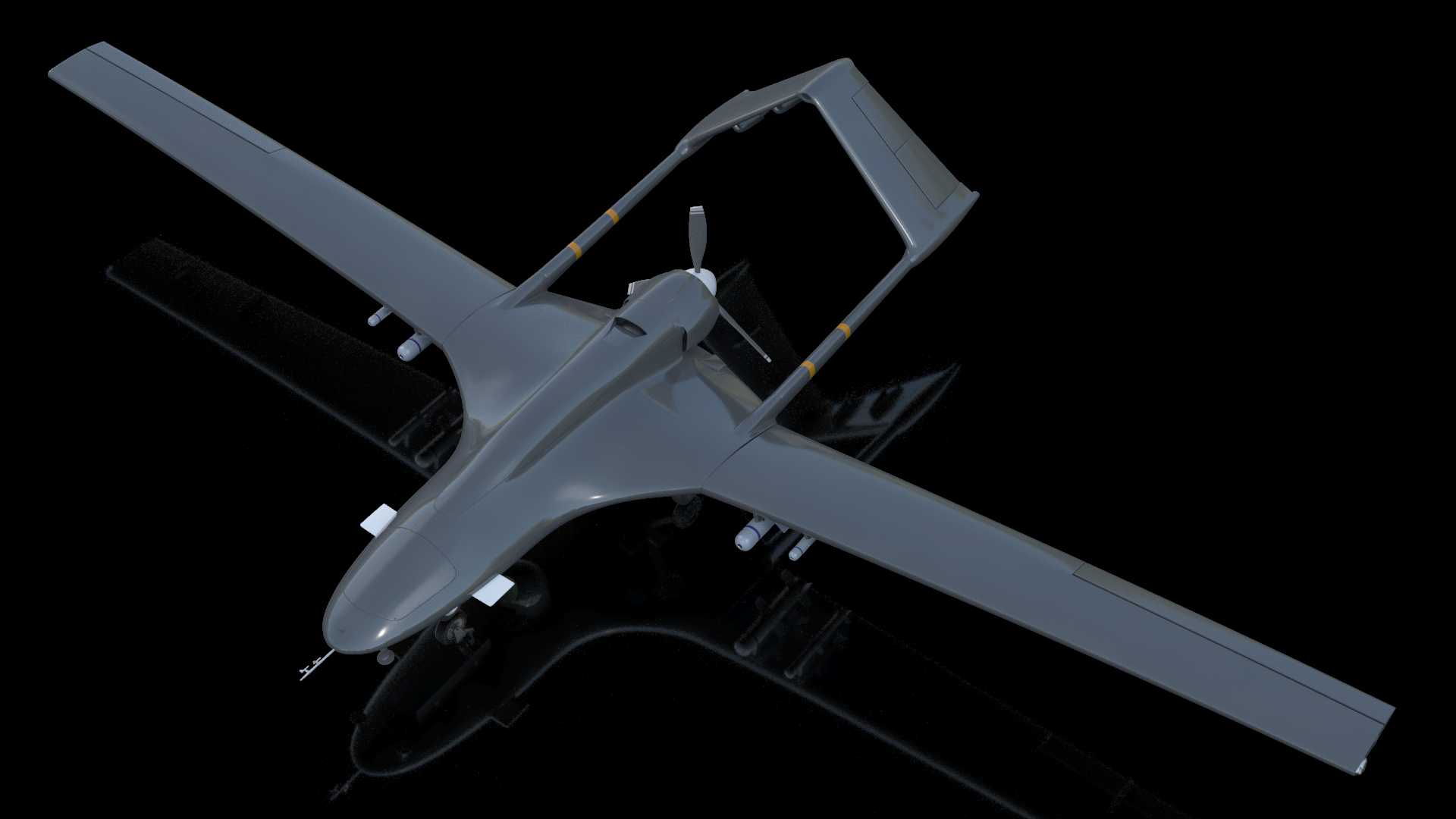 3D model Unmanned Combat Aerial Vehicle