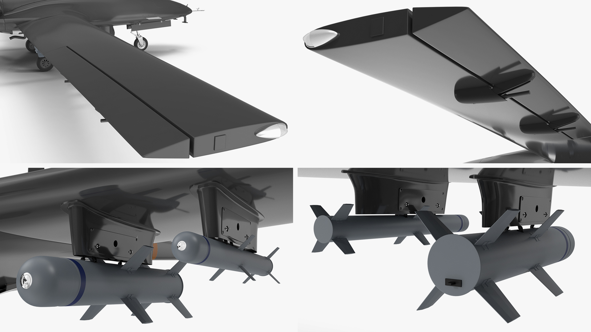 3D model Unmanned Combat Aerial Vehicle